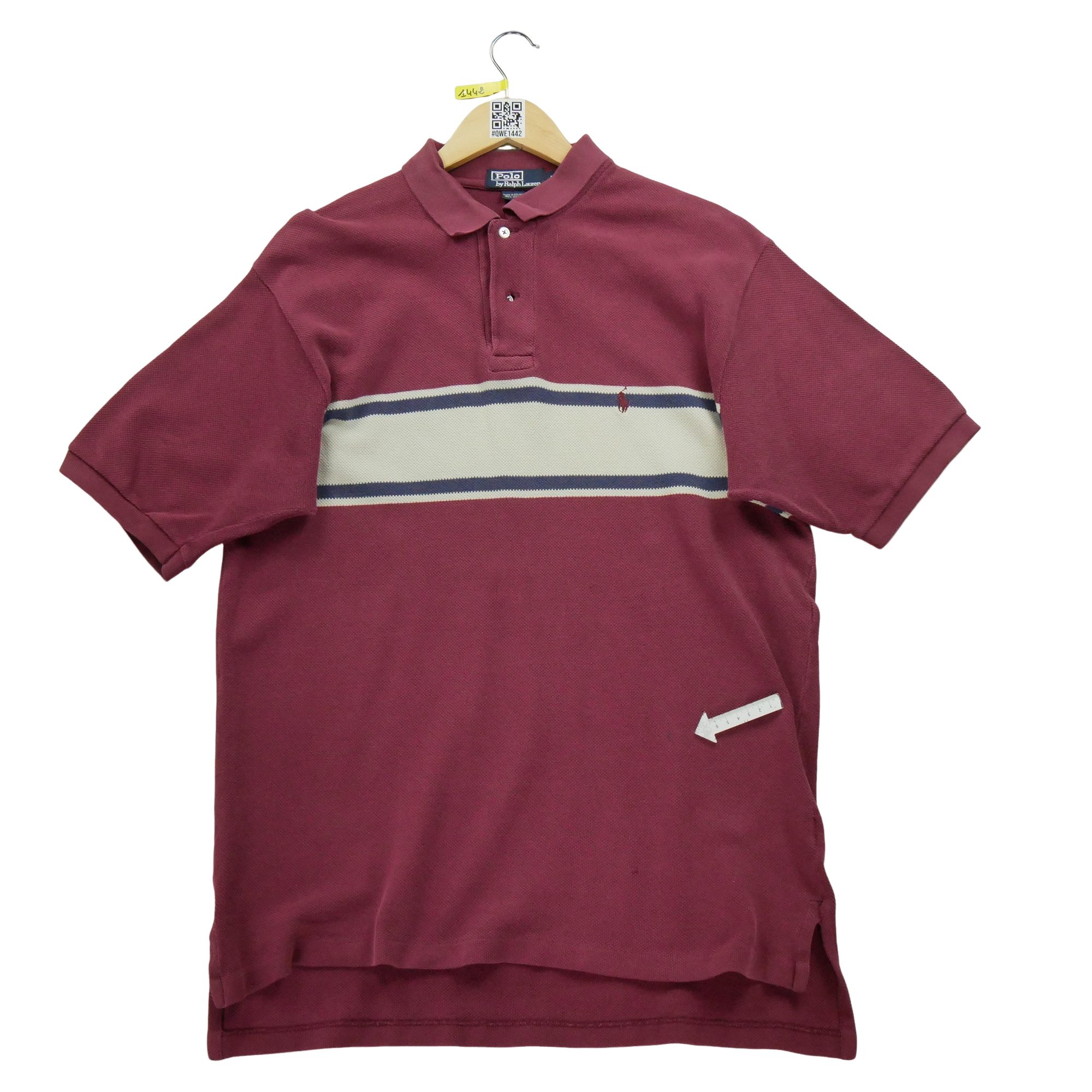 Polo manches courtes Homme  Bordeaux 6