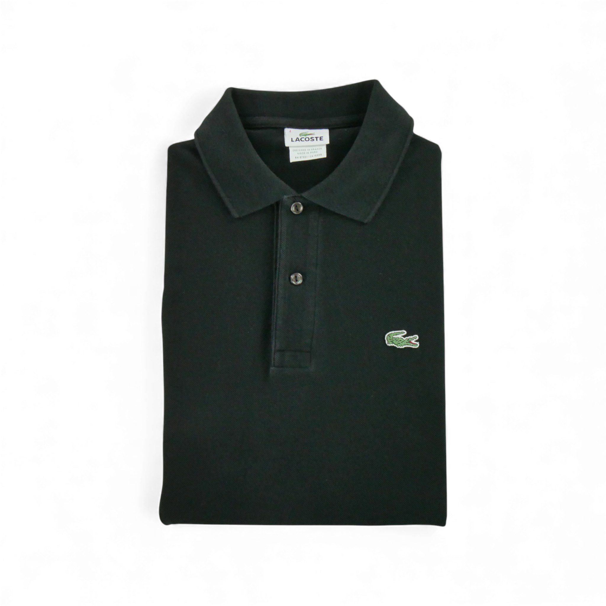 Polo manches courtes Homme Noir - Bon état