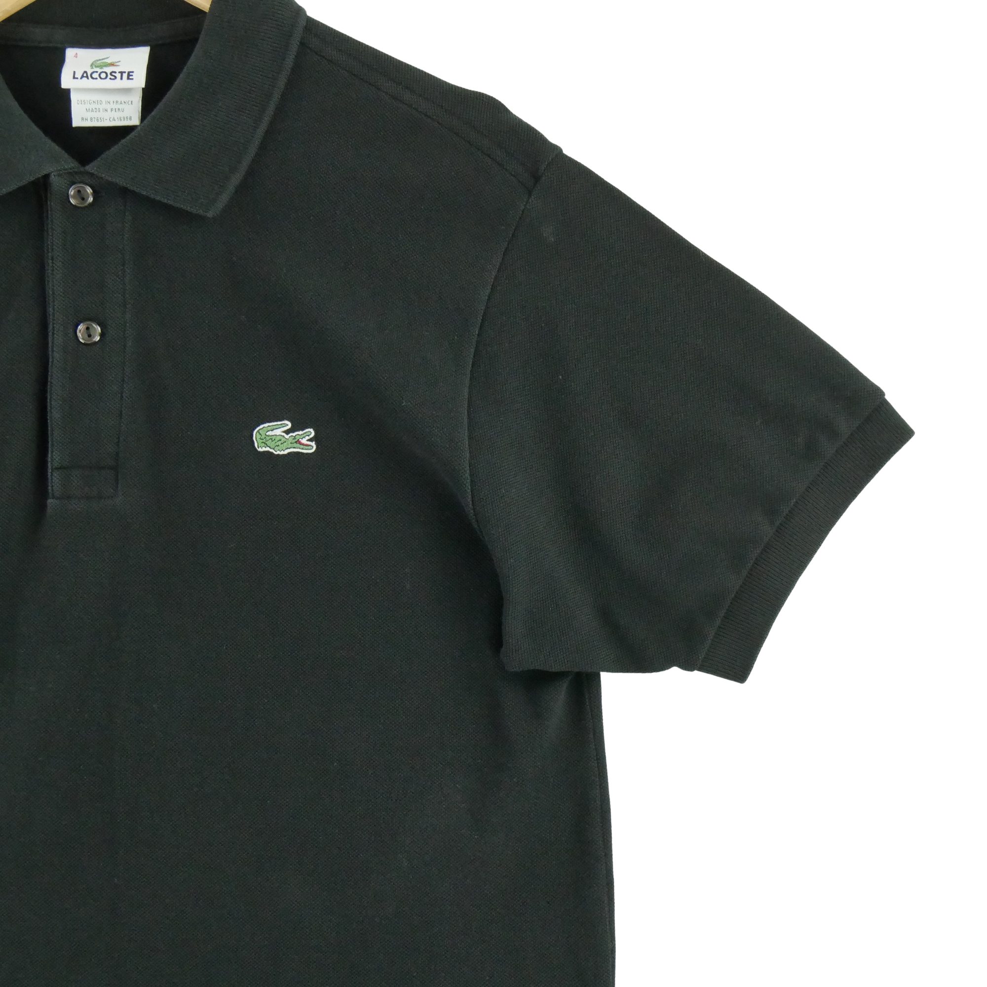 Polo manches courtes Homme  Noir 4