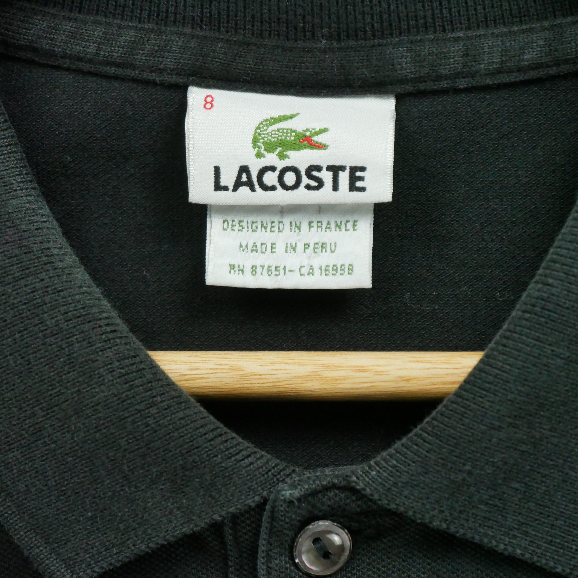 Polo manches courtes Homme  Noir 5