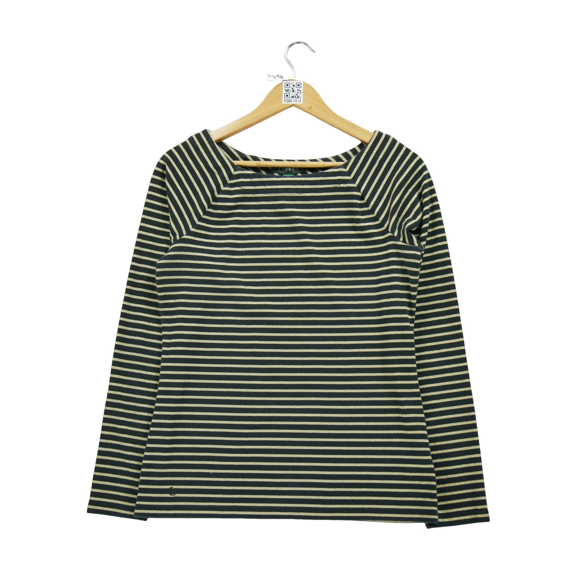 Pull Femme  effet metallic Noir 1