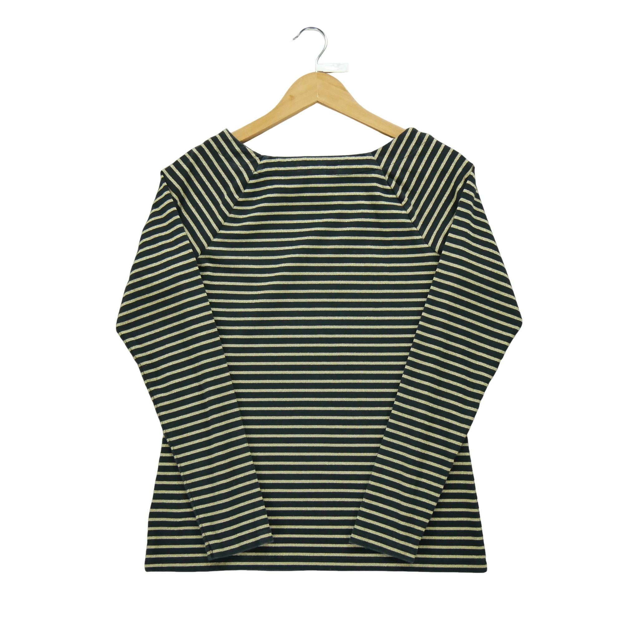 Pull Femme  effet metallic Noir 2