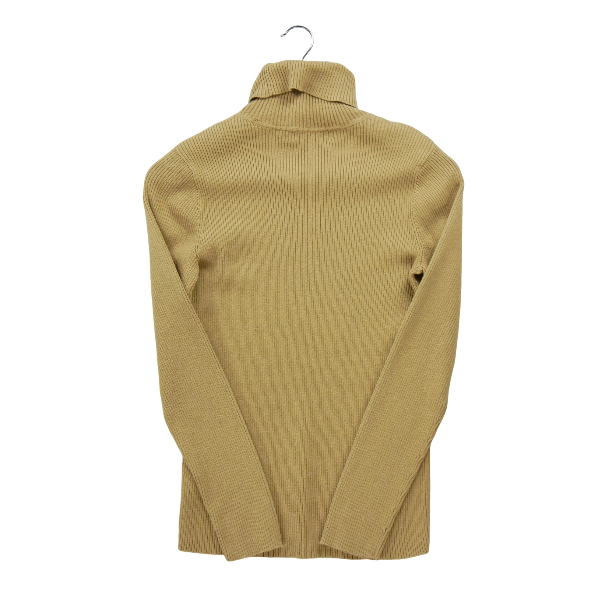 Pull Femme  col roulé Beige 2
