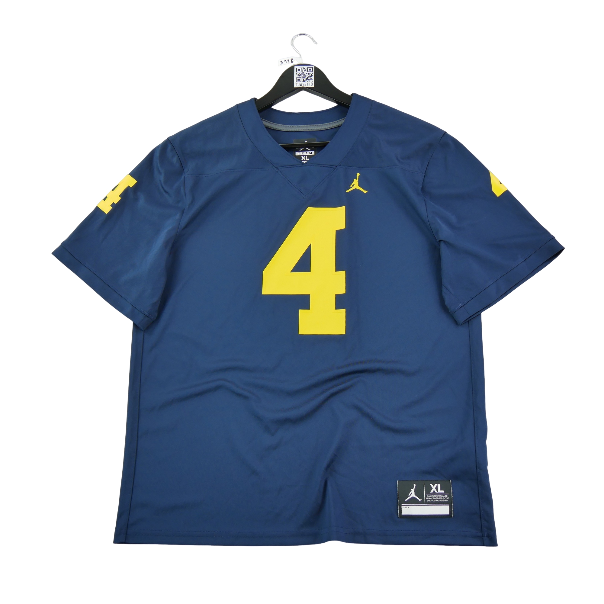 Maillot Homme NCAA Michigan Nike Marine 3