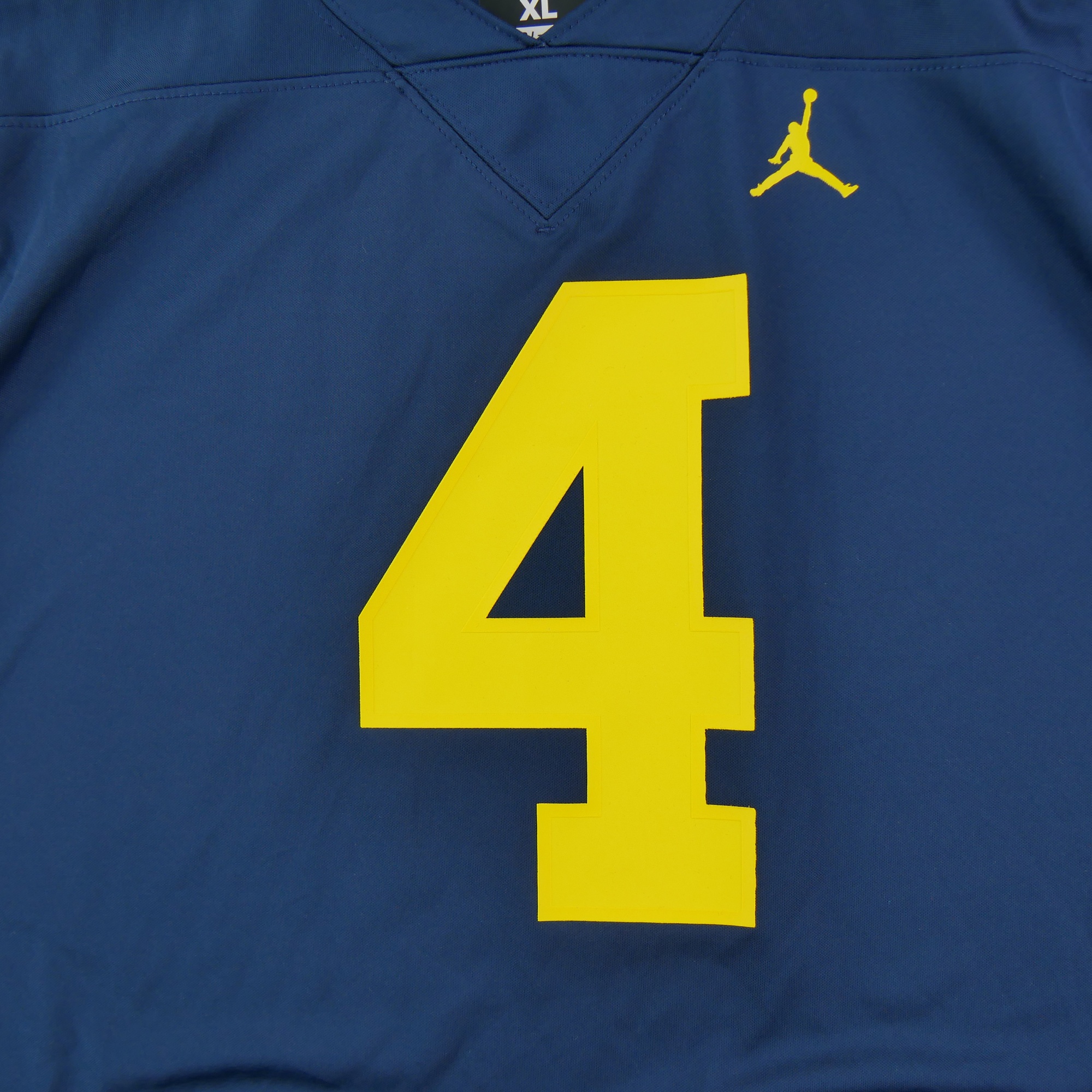 Maillot Homme NCAA Michigan Nike Marine 4