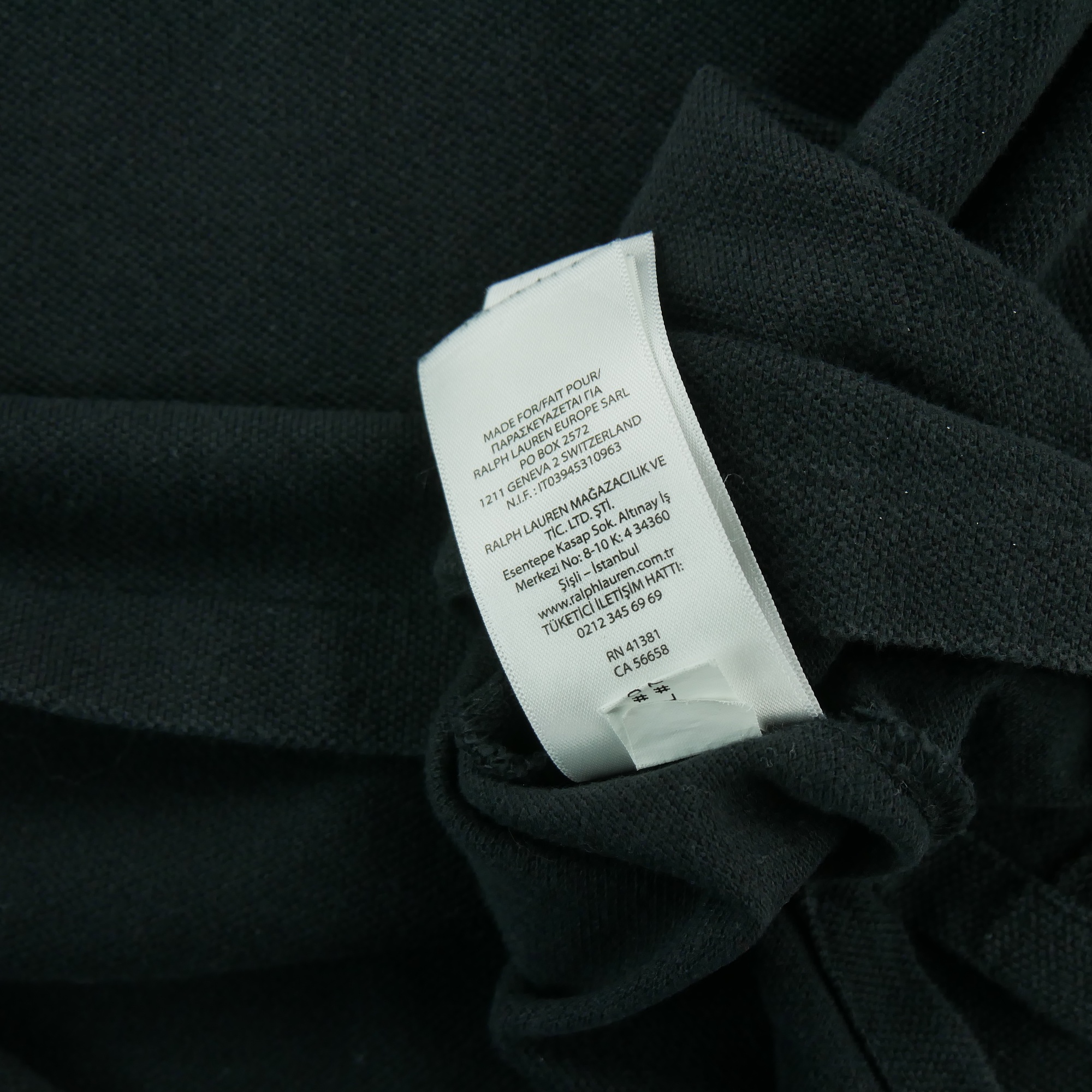 Polo manches courtes Homme  Noir 6