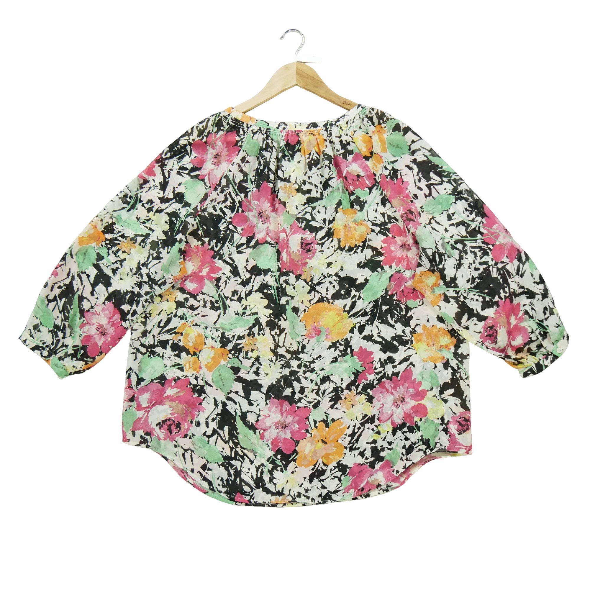 T-shirt manches longues Femme  Noir 2