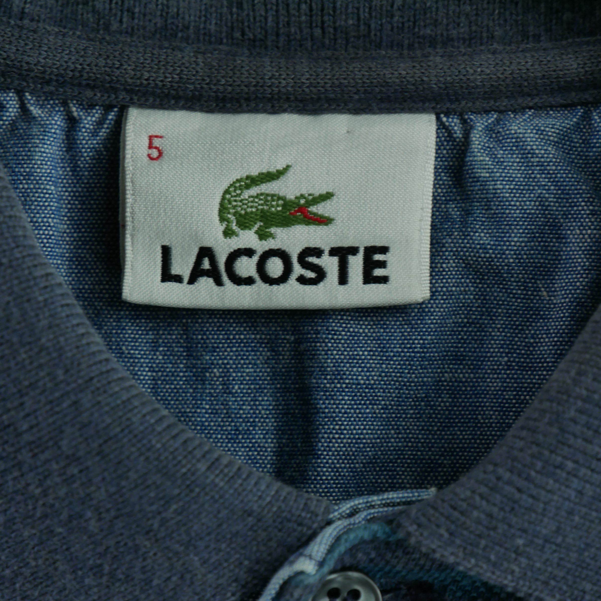 Polo manches longues Homme  Bleu 4