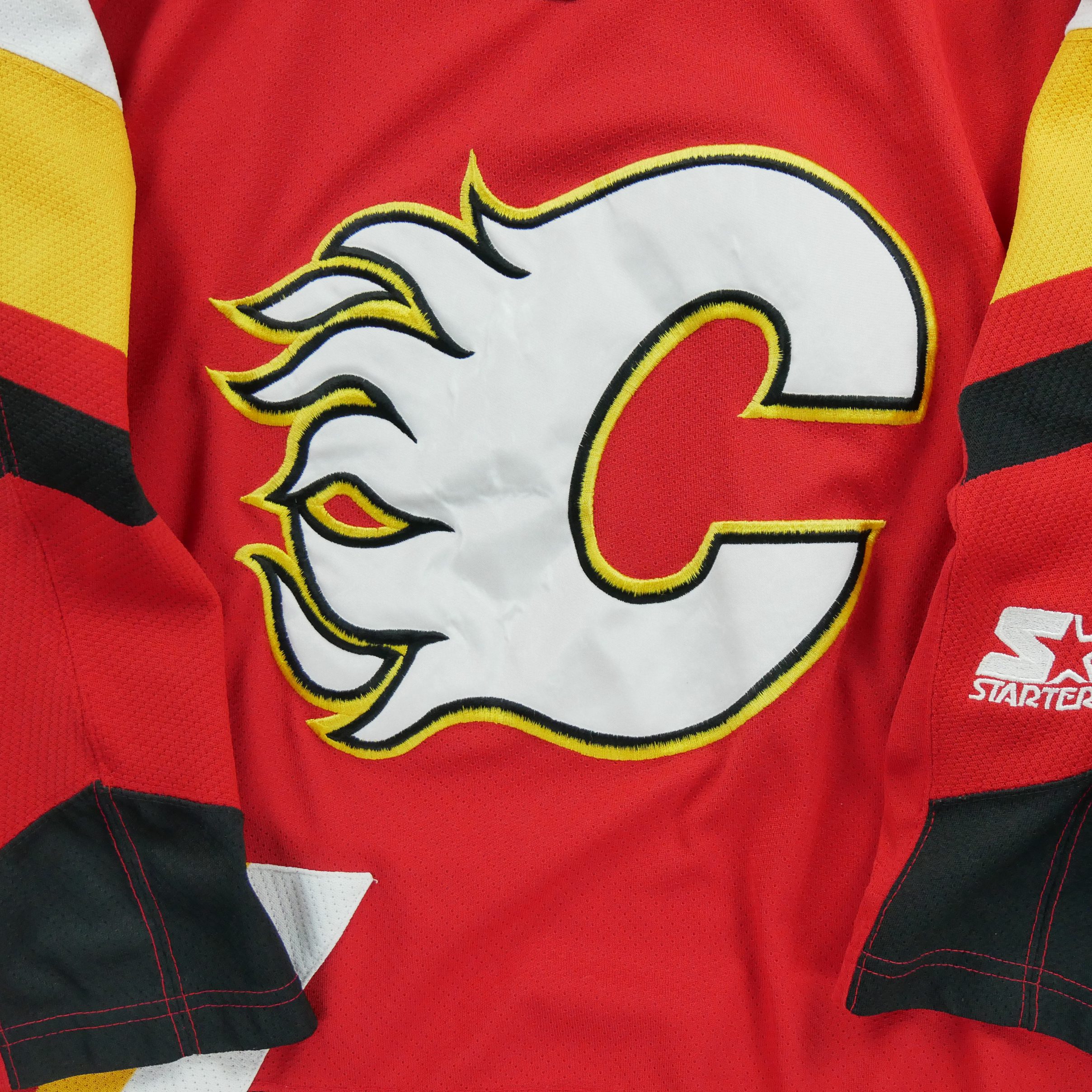 Maillot Homme NHL Calgary Flames Vintage 3