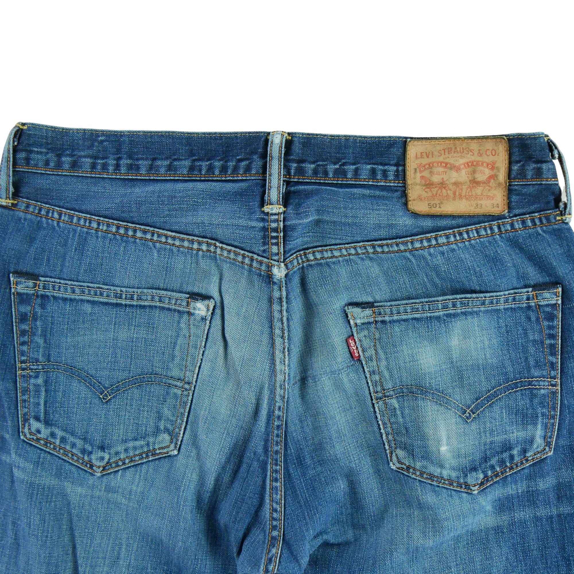 Jean Homme Levis 501 Bleu 4