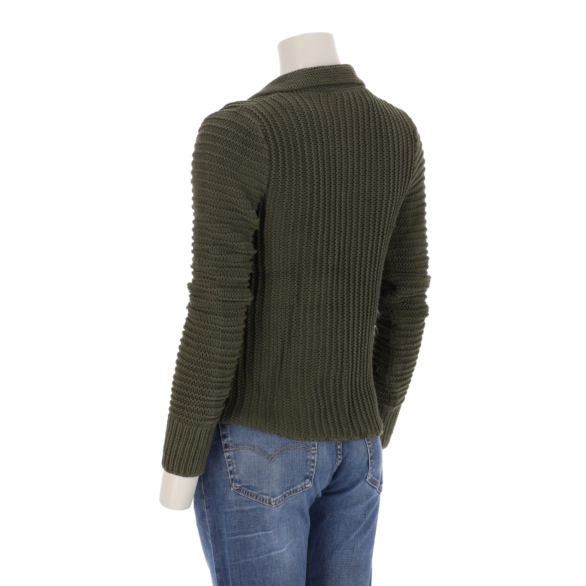 Pull Femme  cardigan Kaki 2