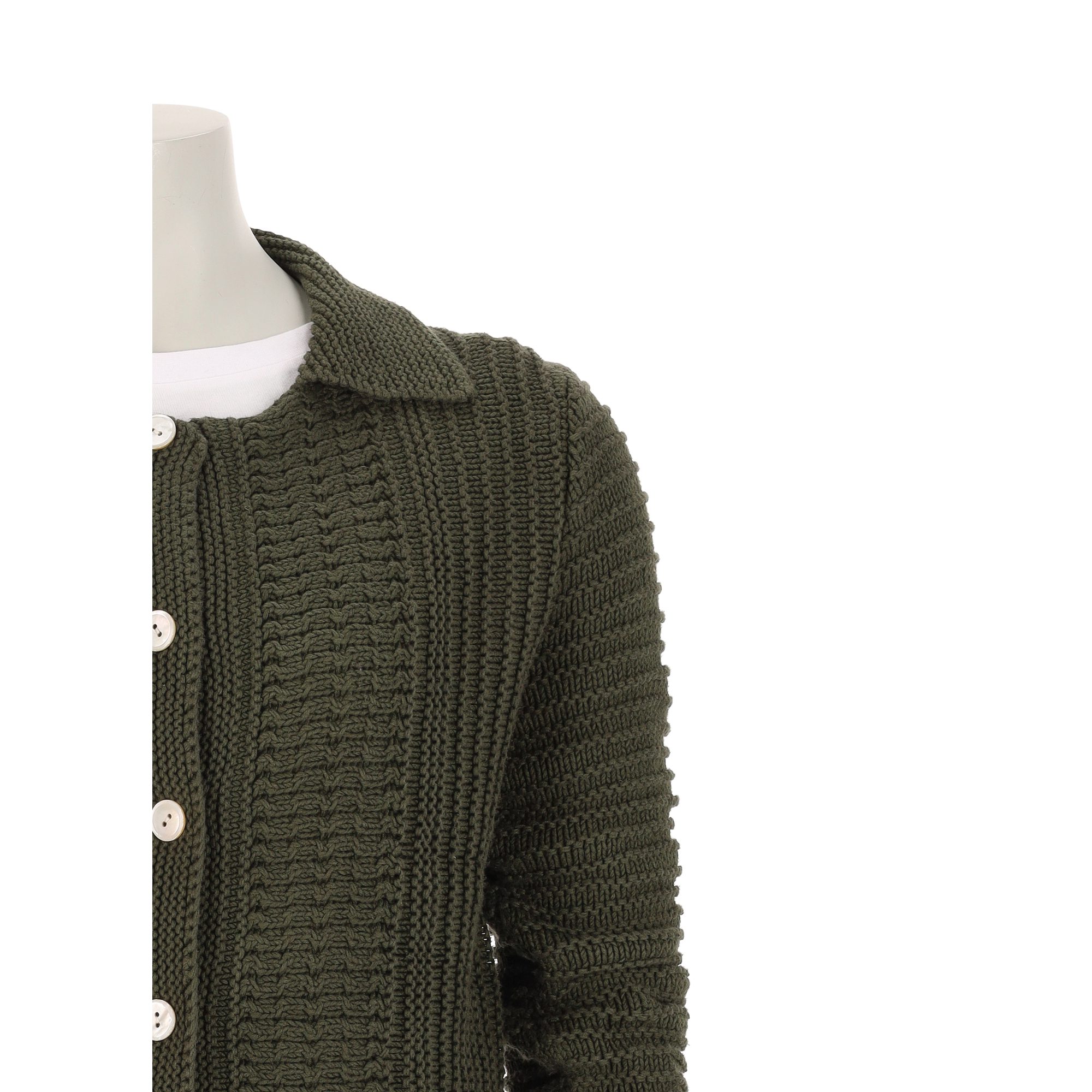 Pull Femme  cardigan Kaki 8