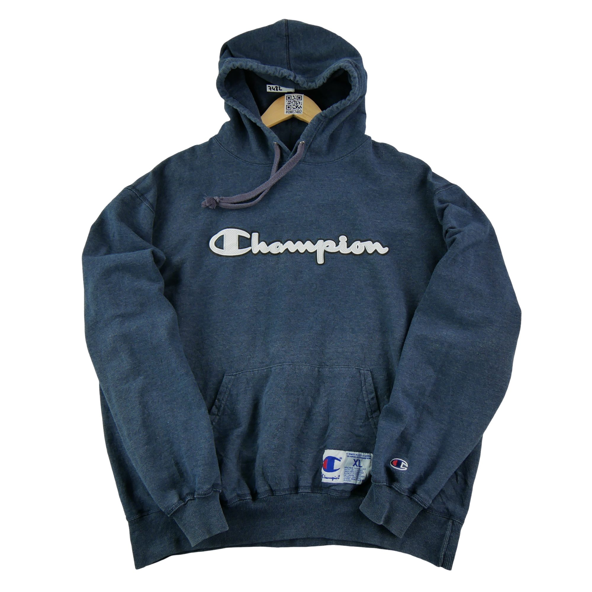 Sweat à capuche Homme  Vintage Marine 1