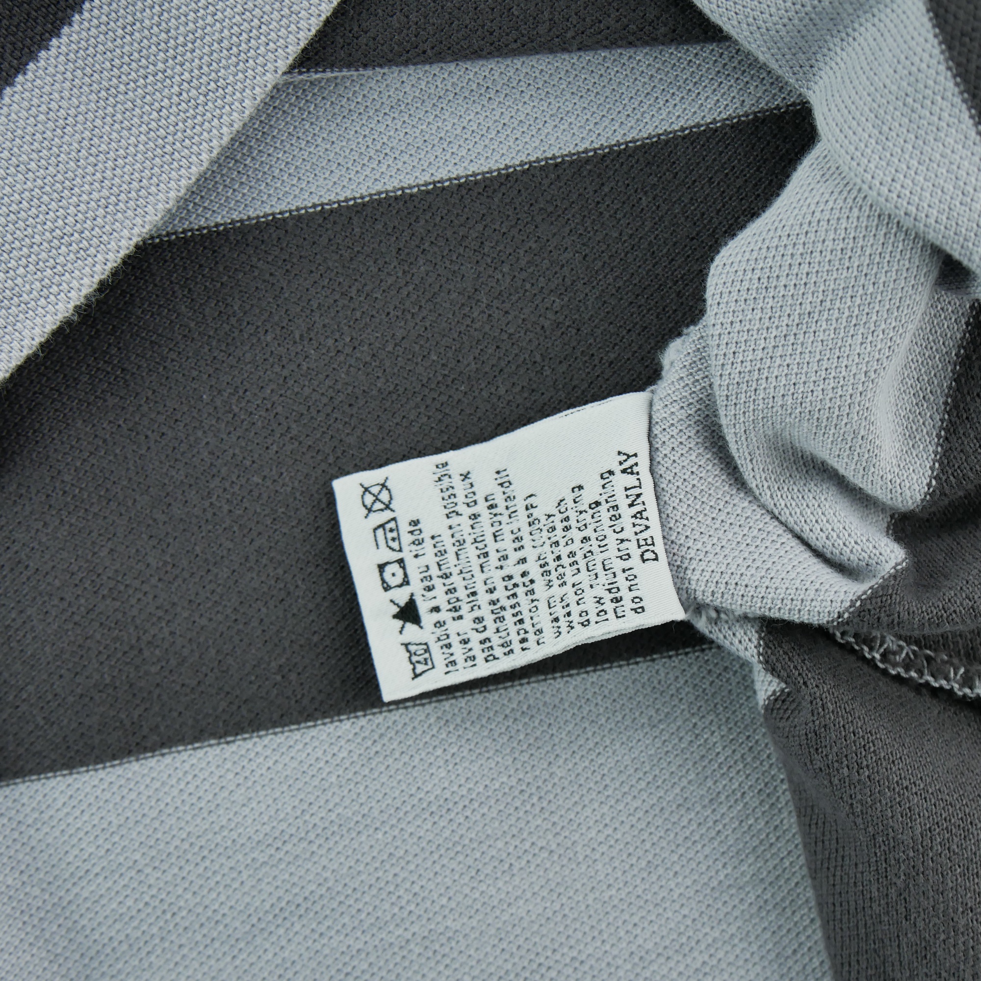 Polo manches courtes Homme  Gris 7