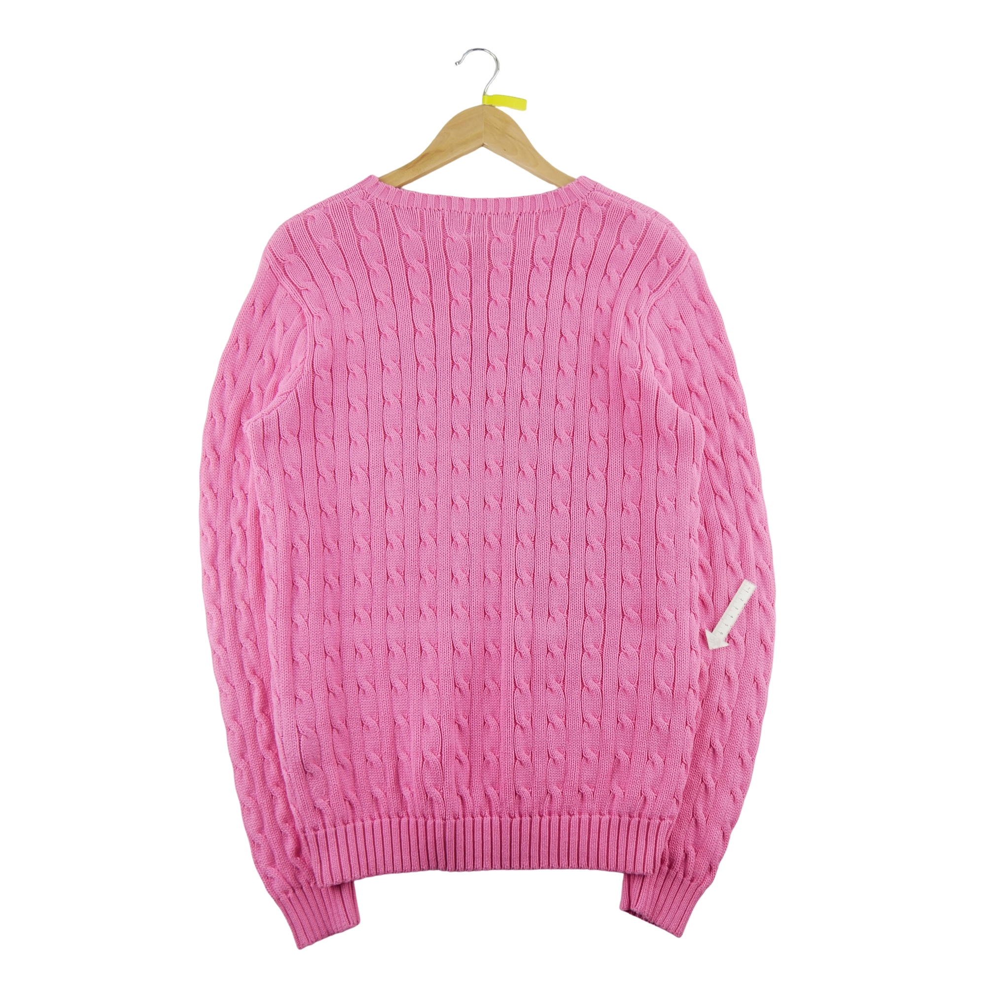 Pull Femme  Cable Knit Torsadée Rose 6