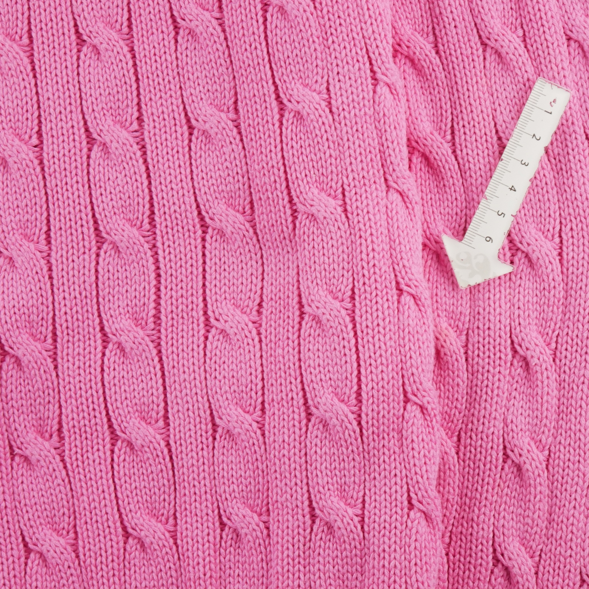 Pull Femme  Cable Knit Torsadée Rose 7