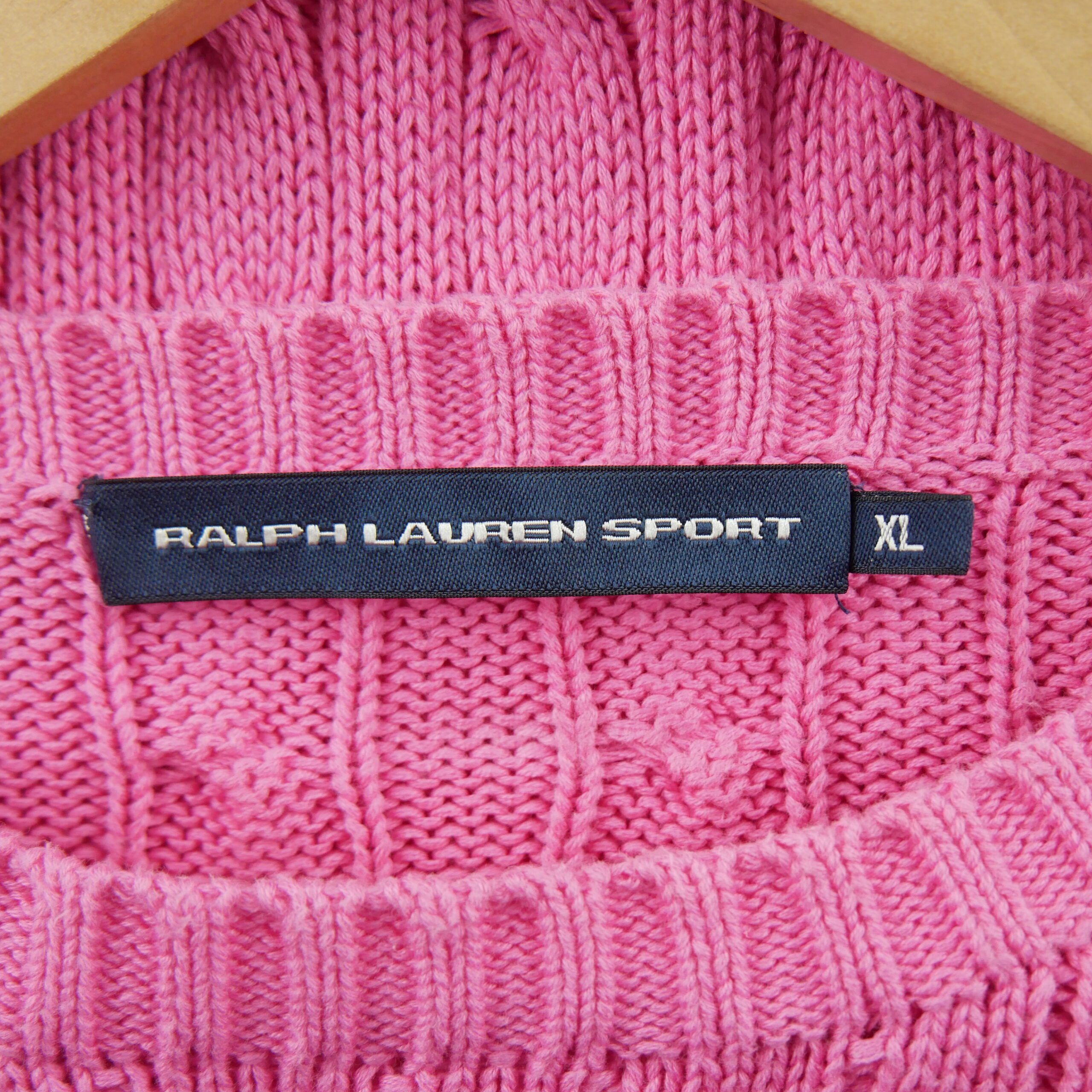 Pull Femme  Cable Knit Torsadée Rose 9