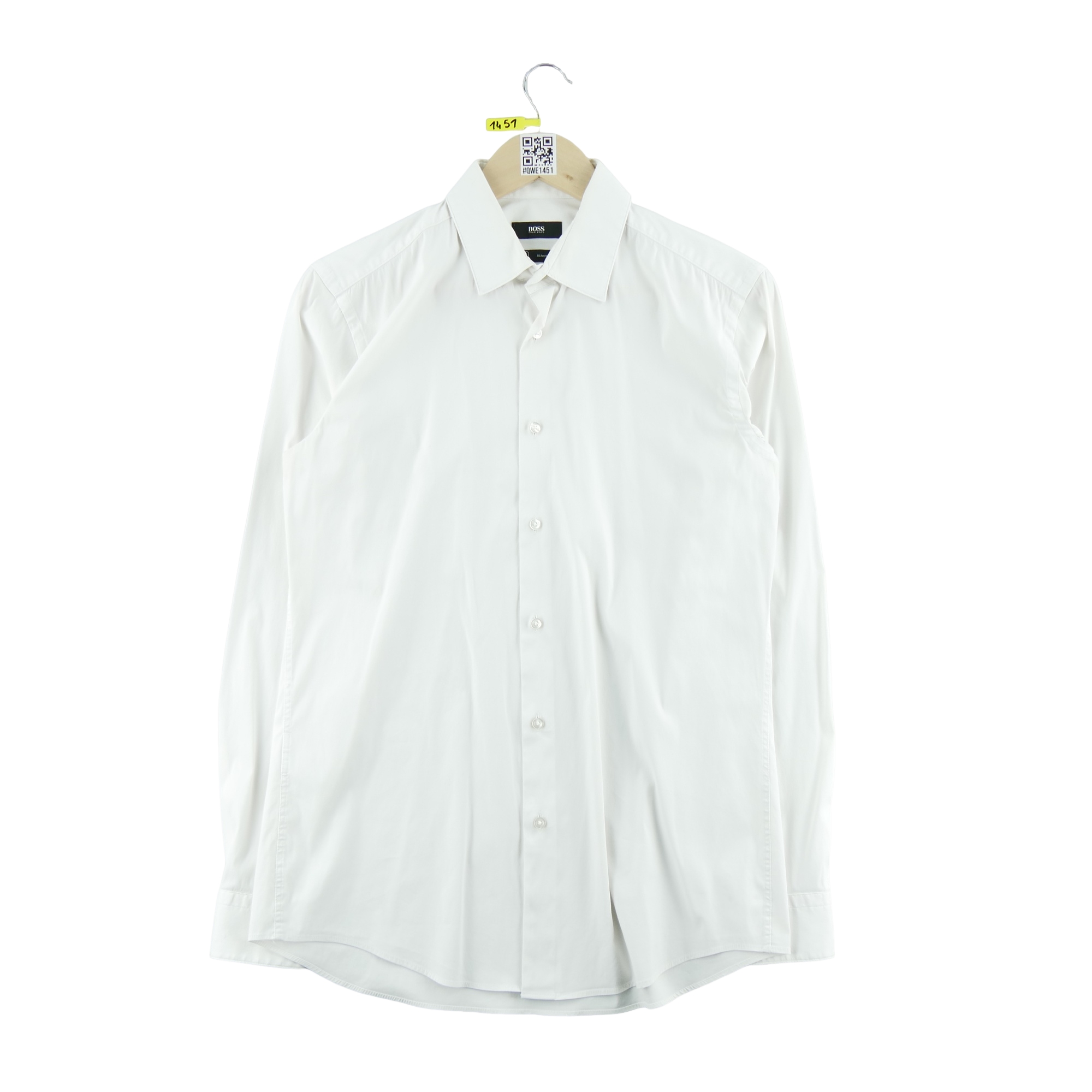 Chemise classique Homme uni Blanc 2
