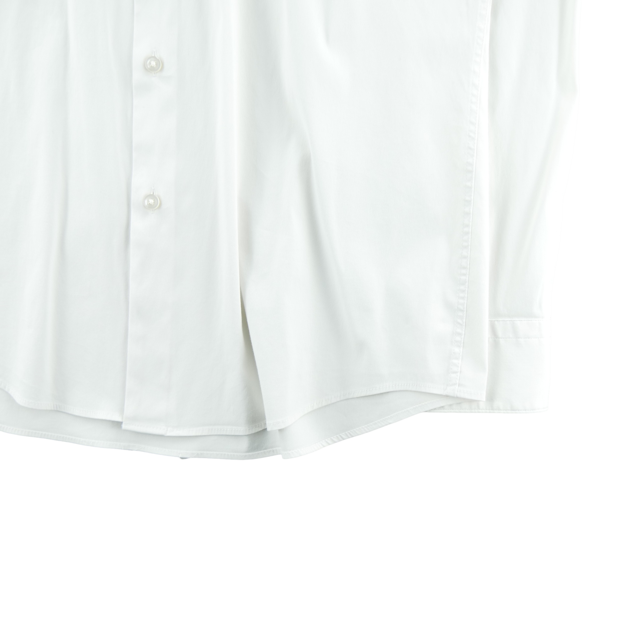 Chemise classique Homme uni Blanc 5