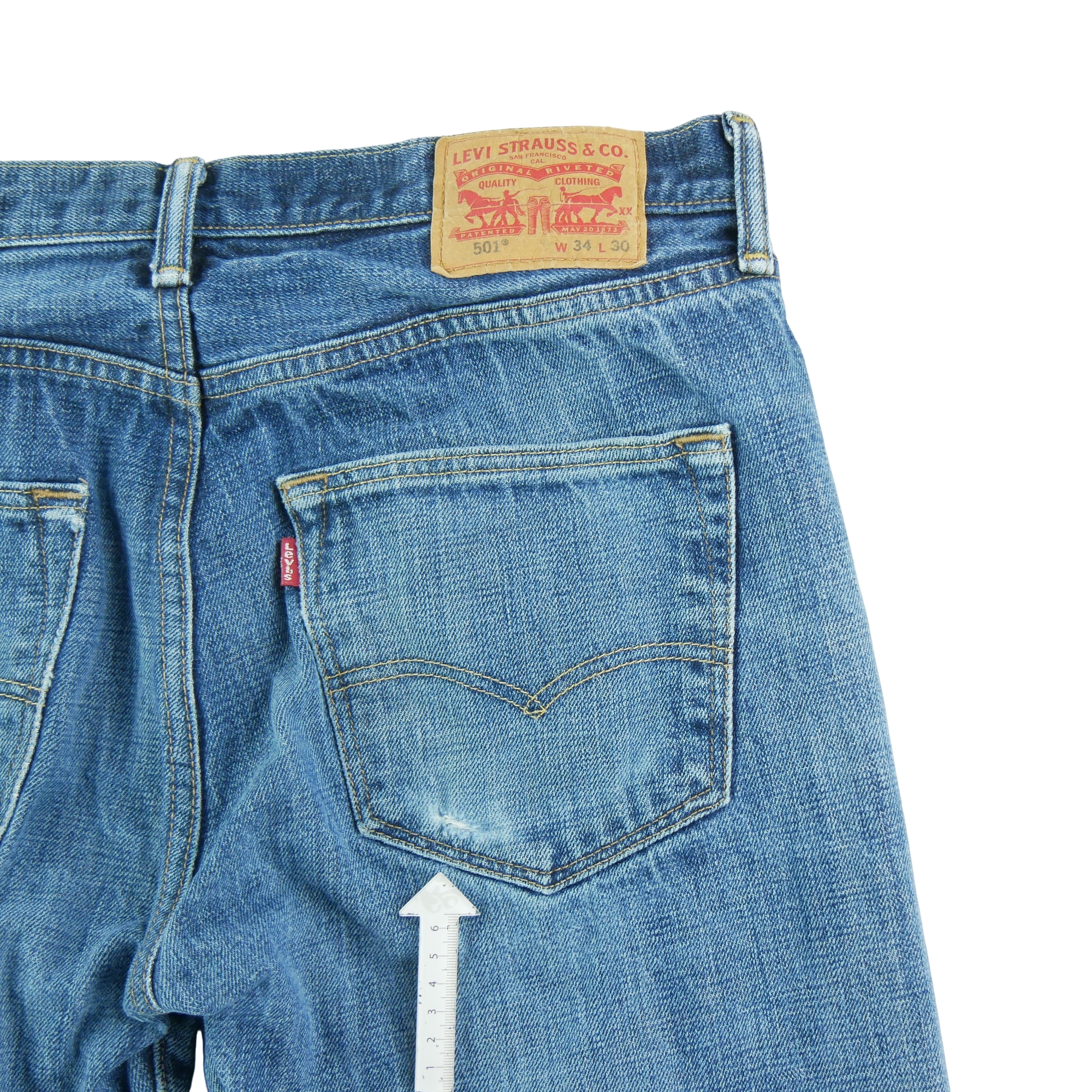 Jean Homme Levis 501 Bleu 6