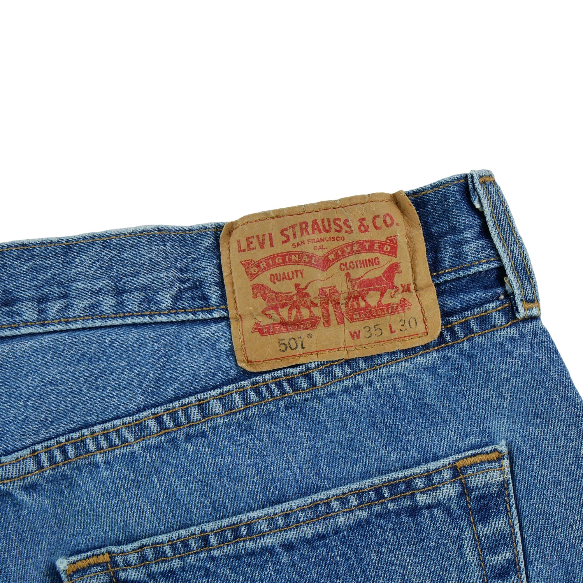 Jean Homme Levis 501 Bleu clair 8