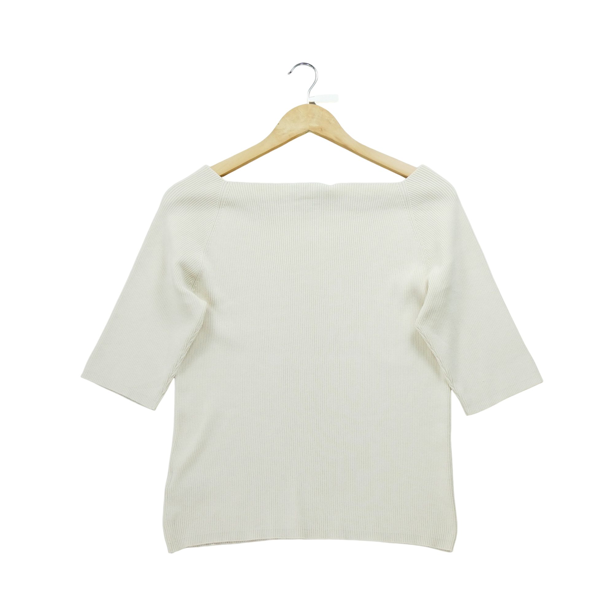 Pull Femme  en soie Beige 2