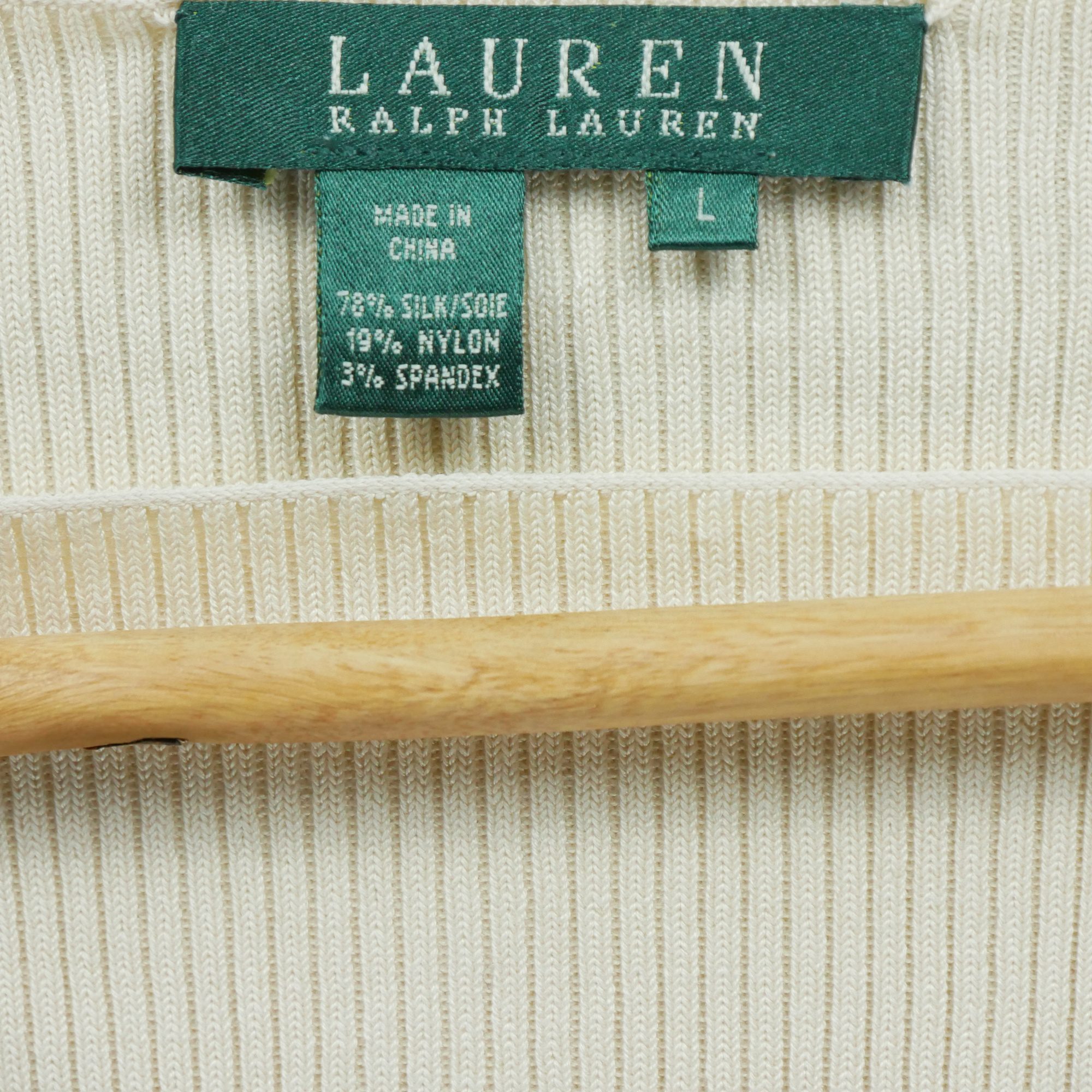 Pull Femme  en soie Beige 4