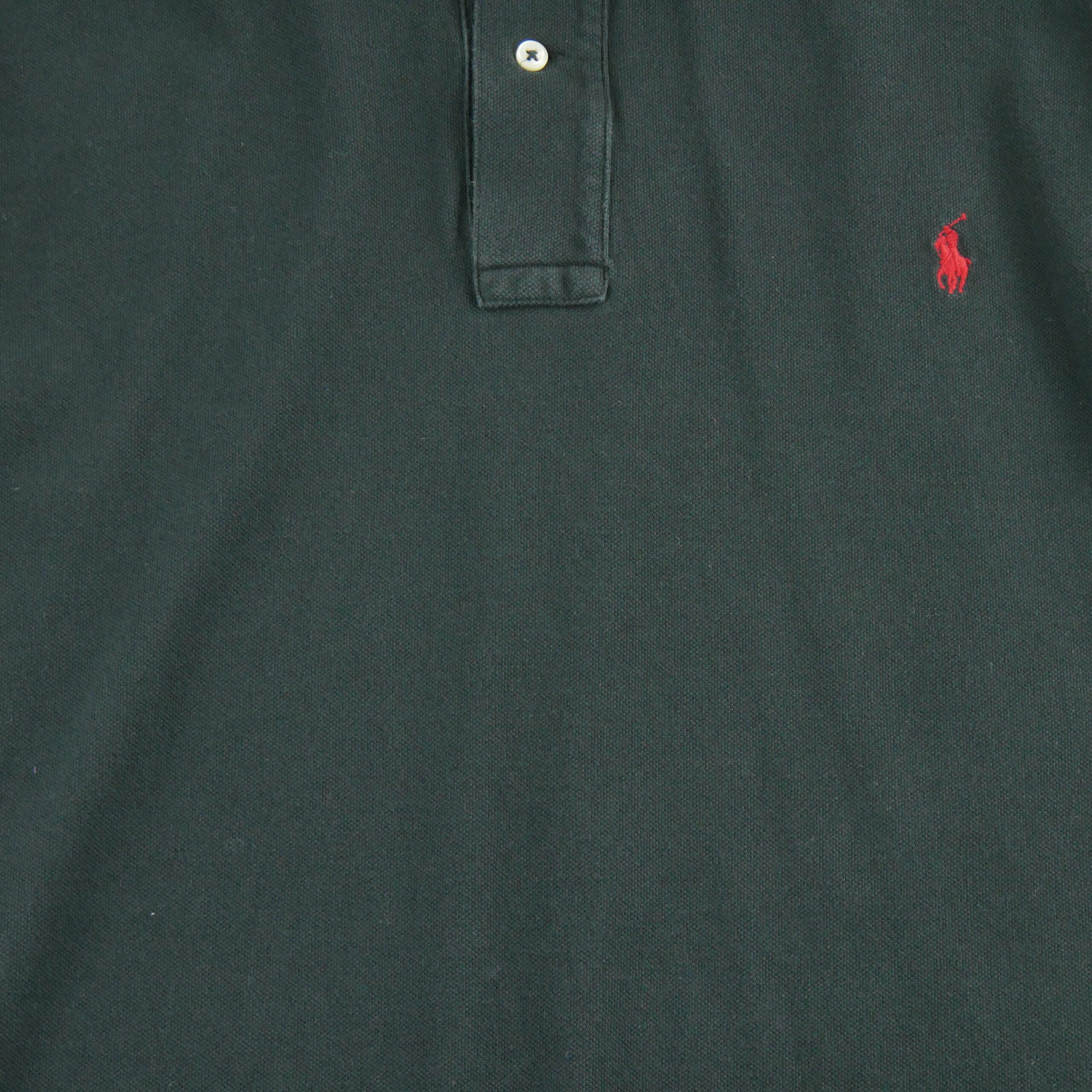 Polo manches longues Homme  Noir 3
