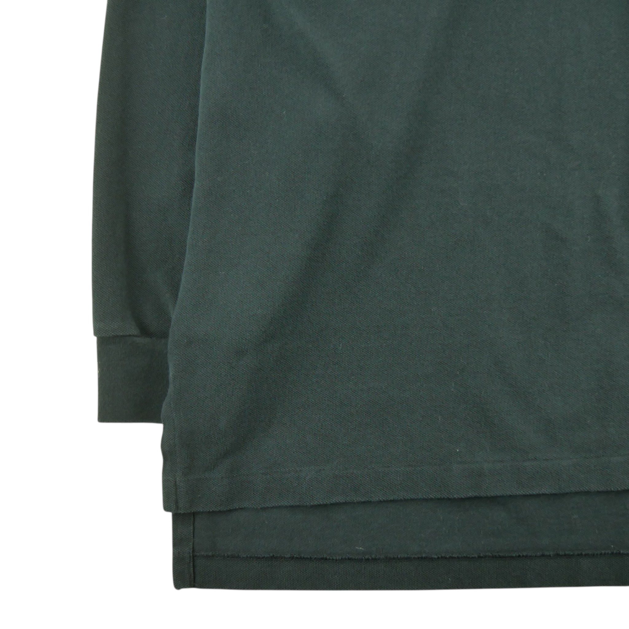Polo manches longues Homme  Noir 4