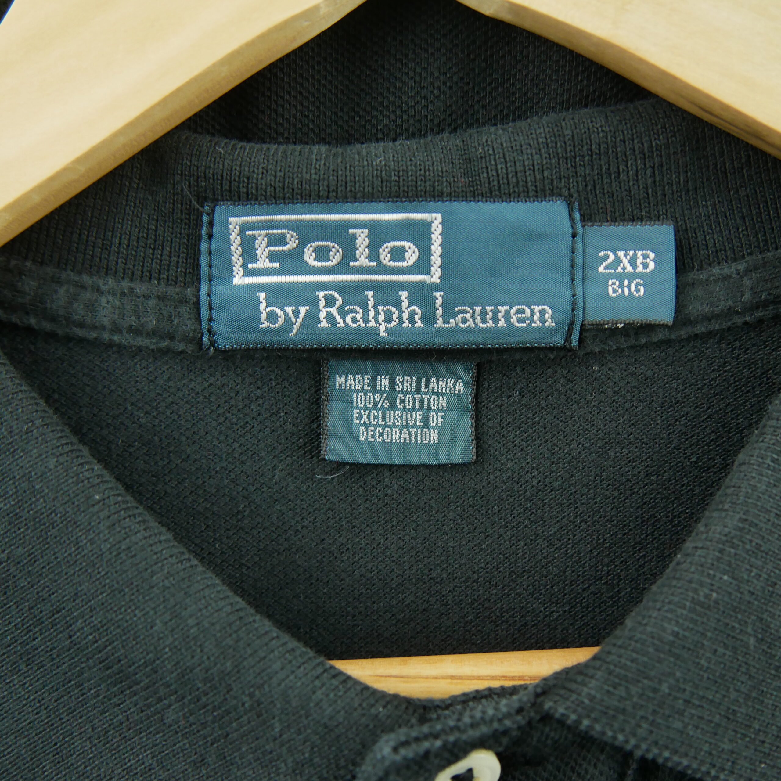 Polo manches longues Homme  Noir 5