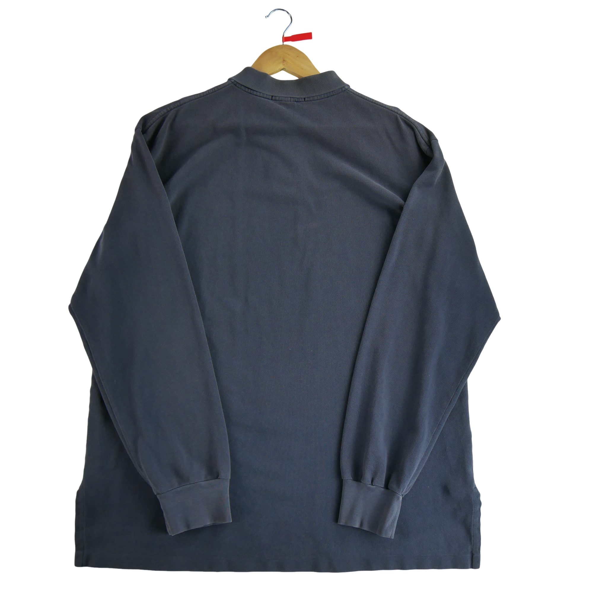 Polo manches longues Homme  Marine 3