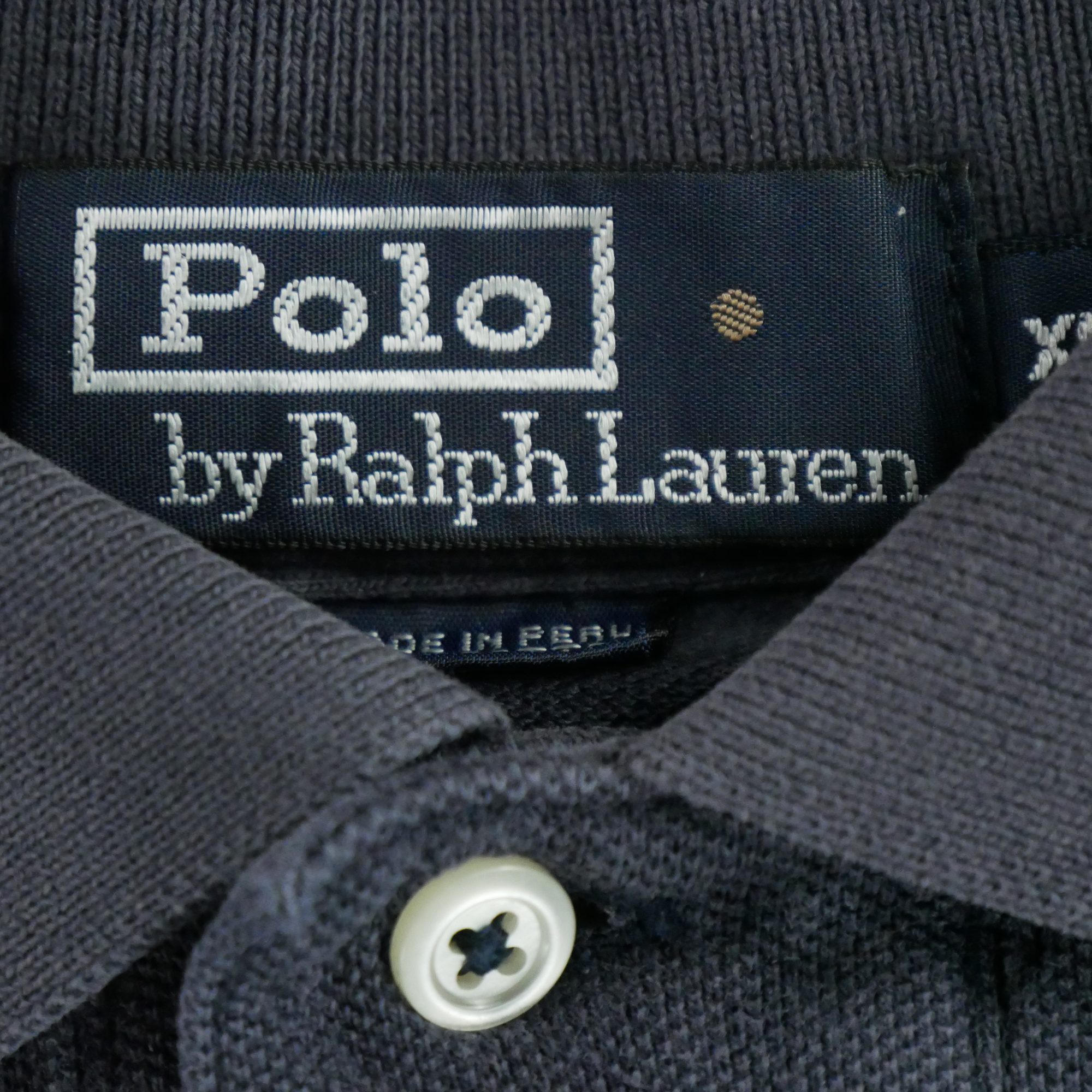Polo manches longues Homme  Marine 7