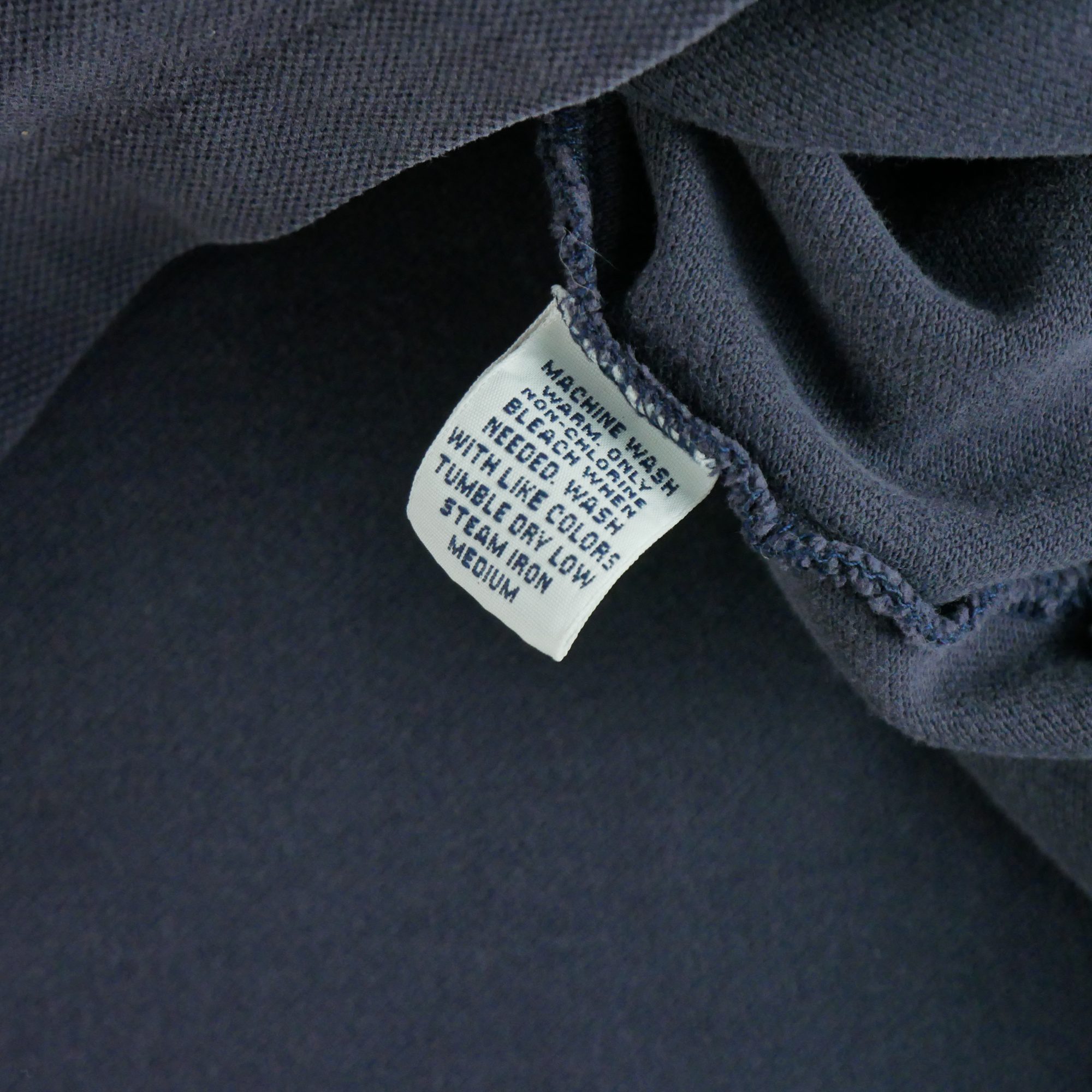 Polo manches longues Homme  Marine 8