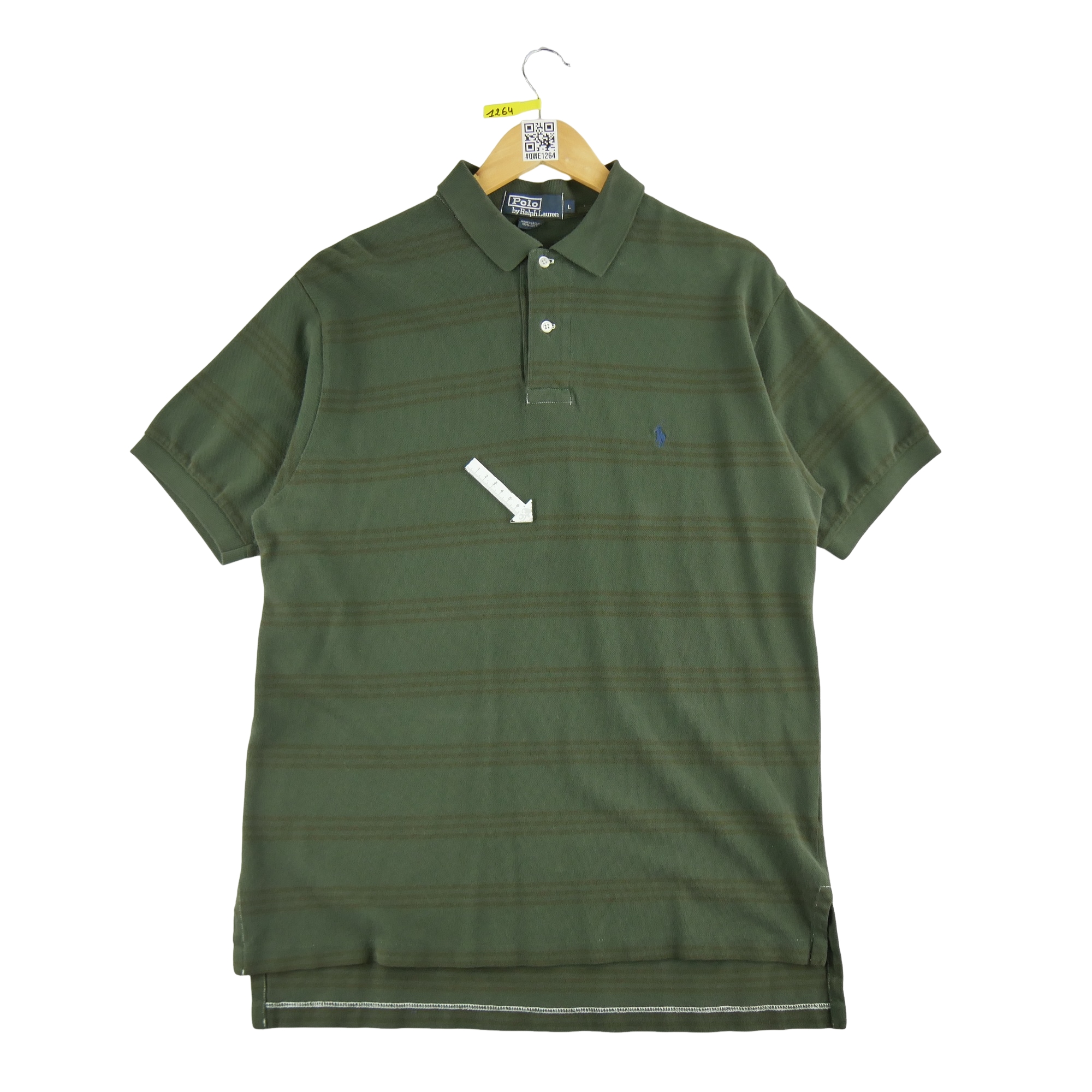 Polo manches courtes Homme  Kaki 6