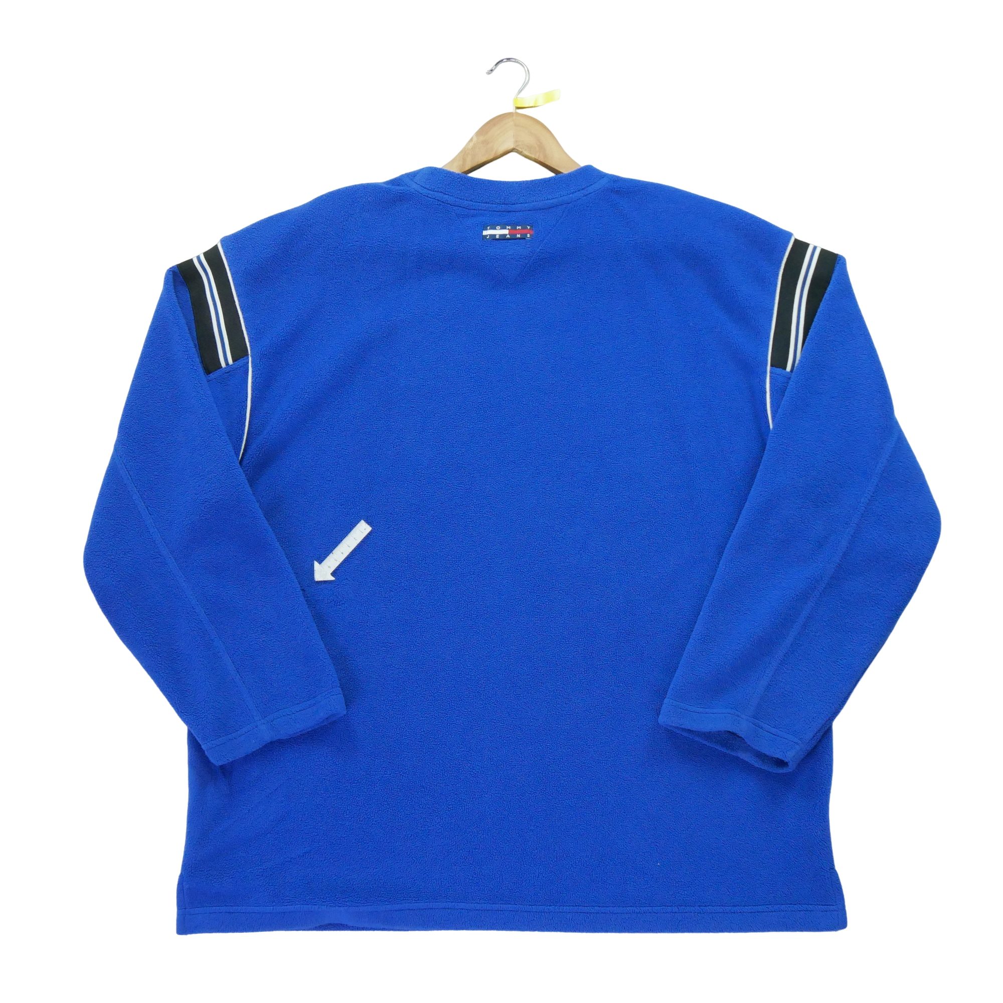 Pull polaire Homme  Vintage Y2K Bleu 5