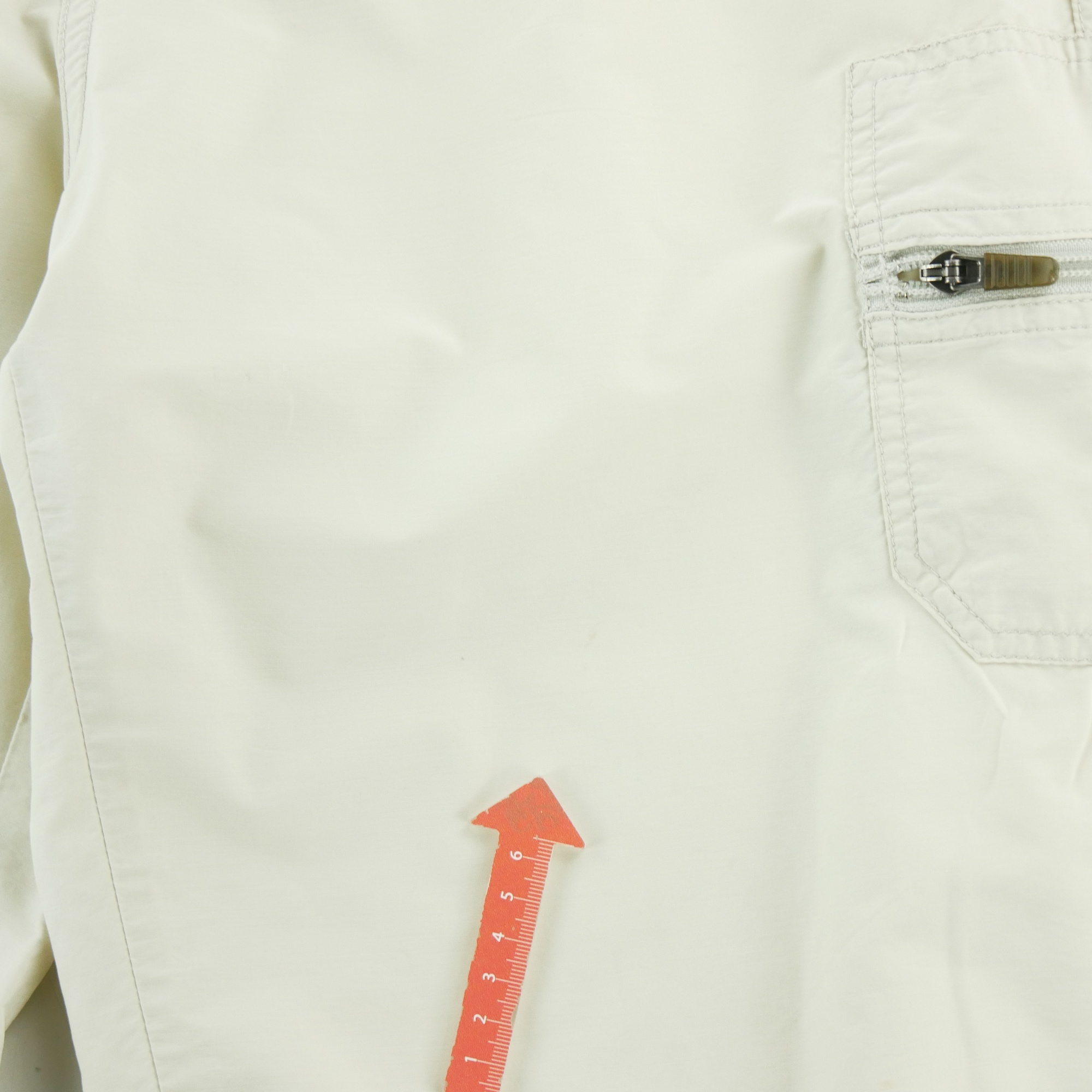 Bermuda Homme  Made in USA Blanc 6