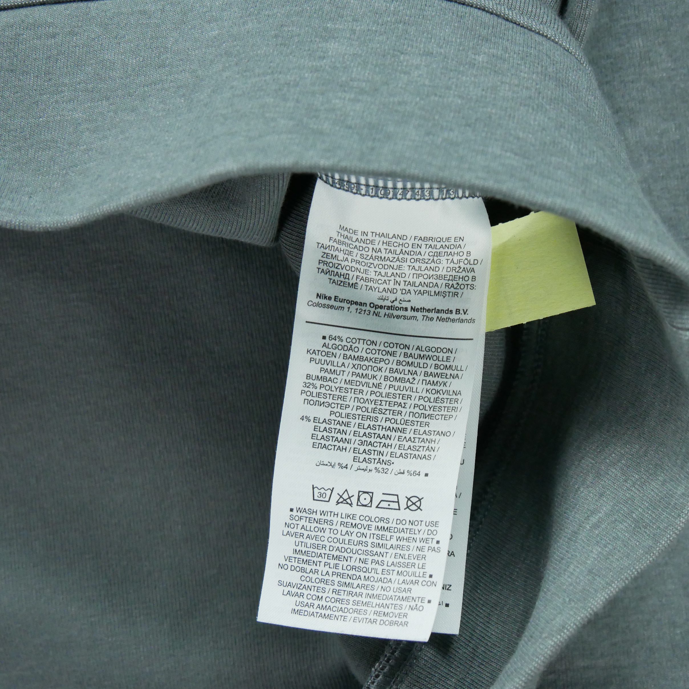 Sweat Homme  Dri-Fit solo Swoosh Gris 6