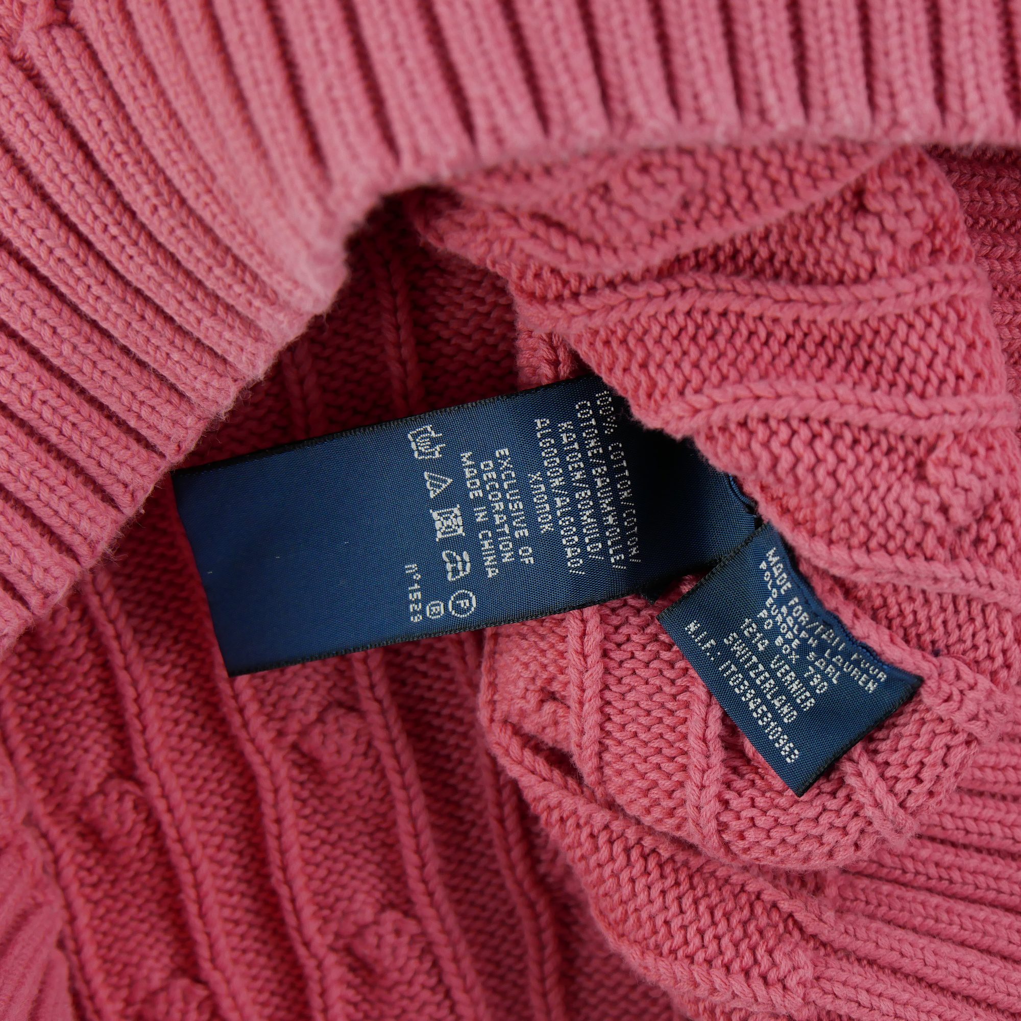 Pull Femme  en maille torsadée Rose 6