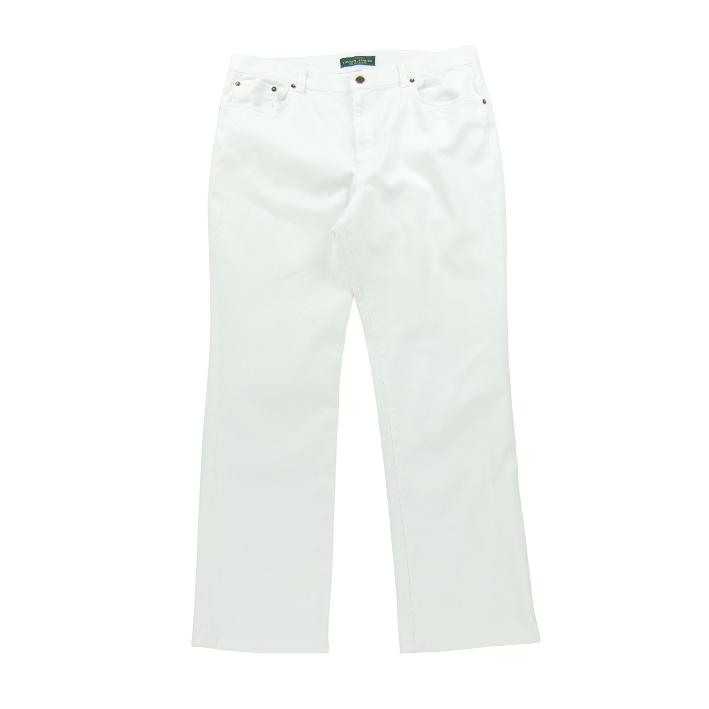Jean Femme Flare Blanc 1