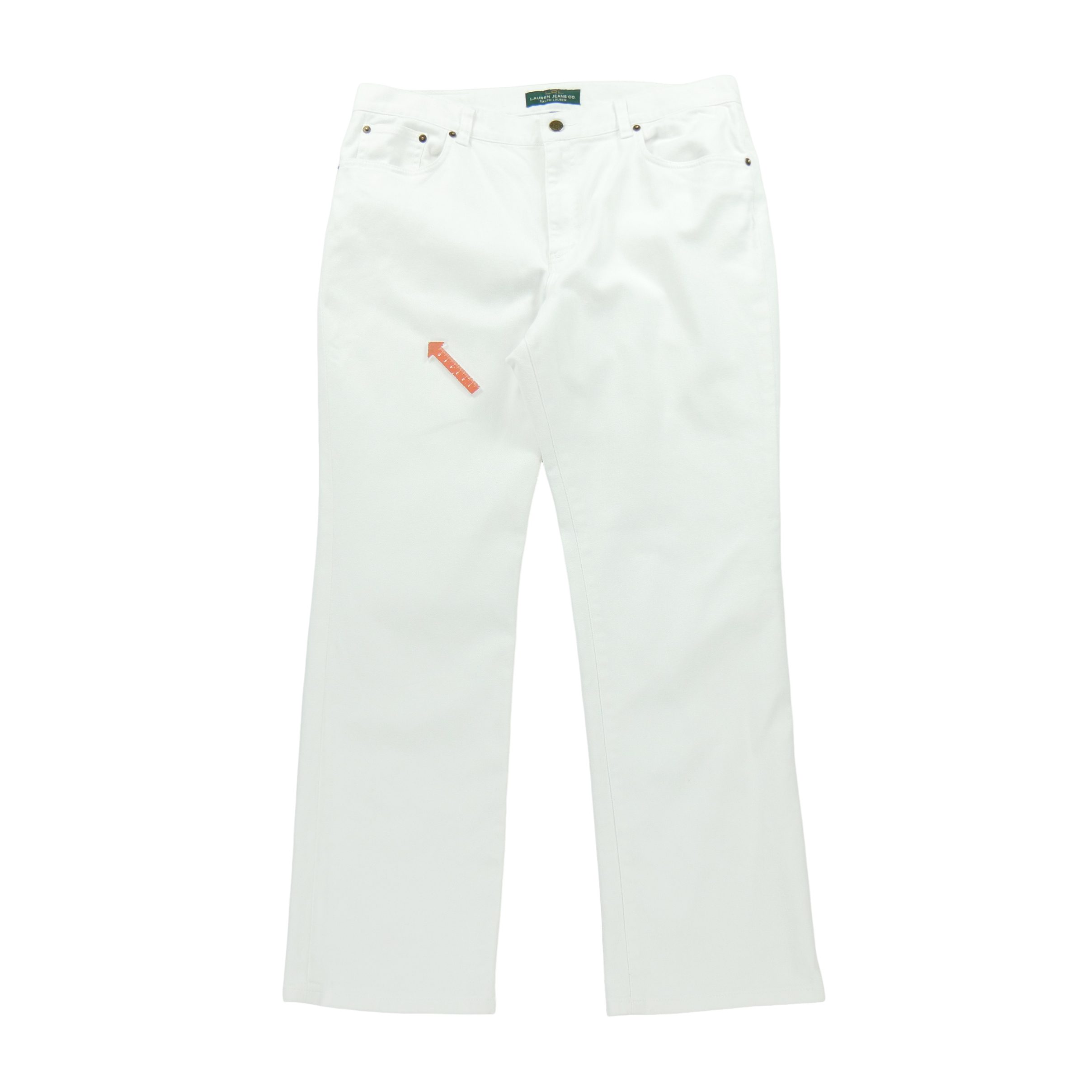 Jean Femme Flare Blanc 6