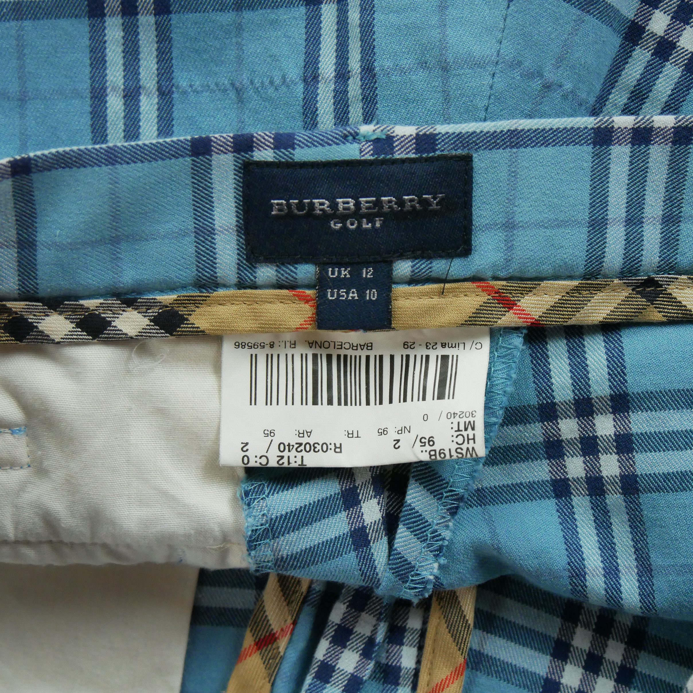 Short Femme  Golf Bleu 5