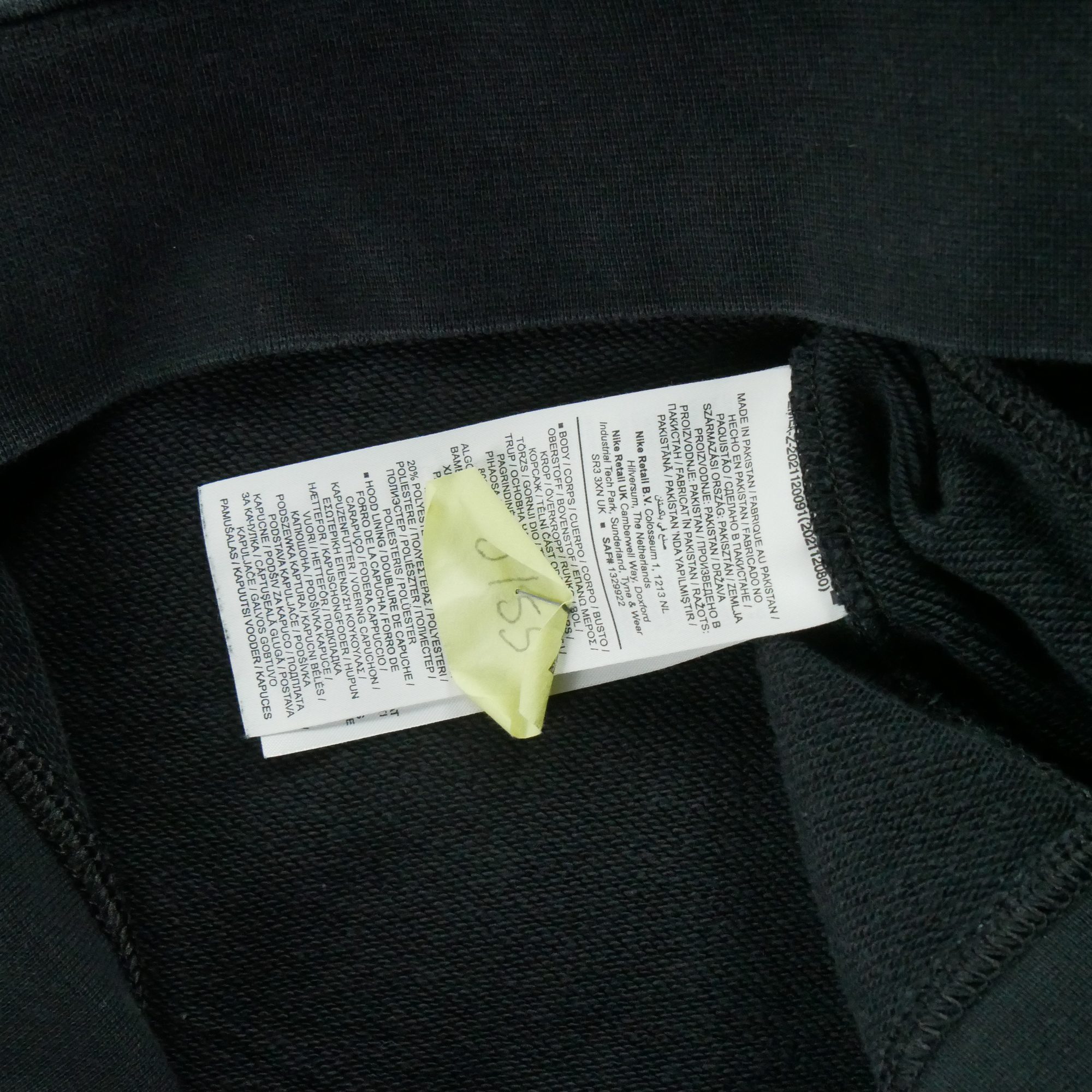 Sweat à capuche Homme  Noir 7