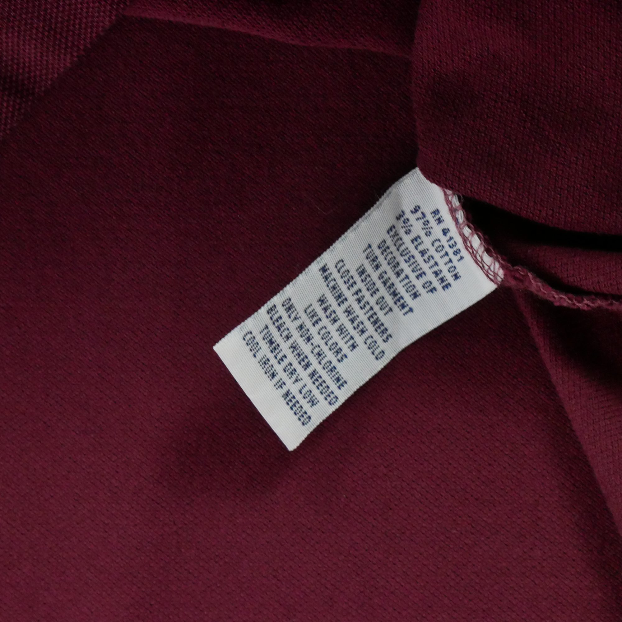 Polo manches courtes Homme  Bordeaux 6