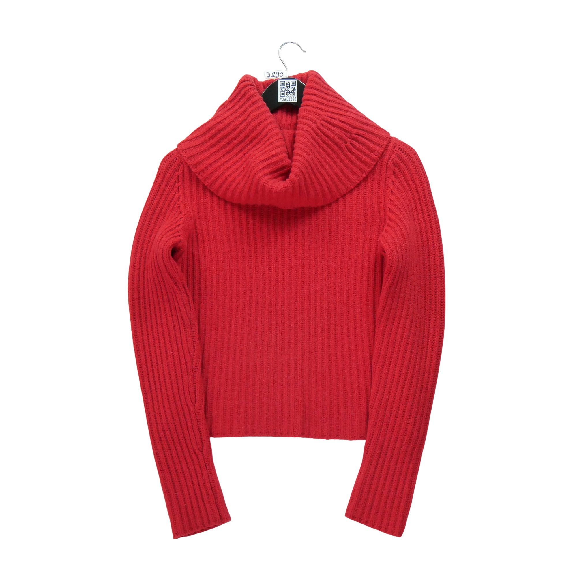 Pull Femme  Col roulé Rouge 1