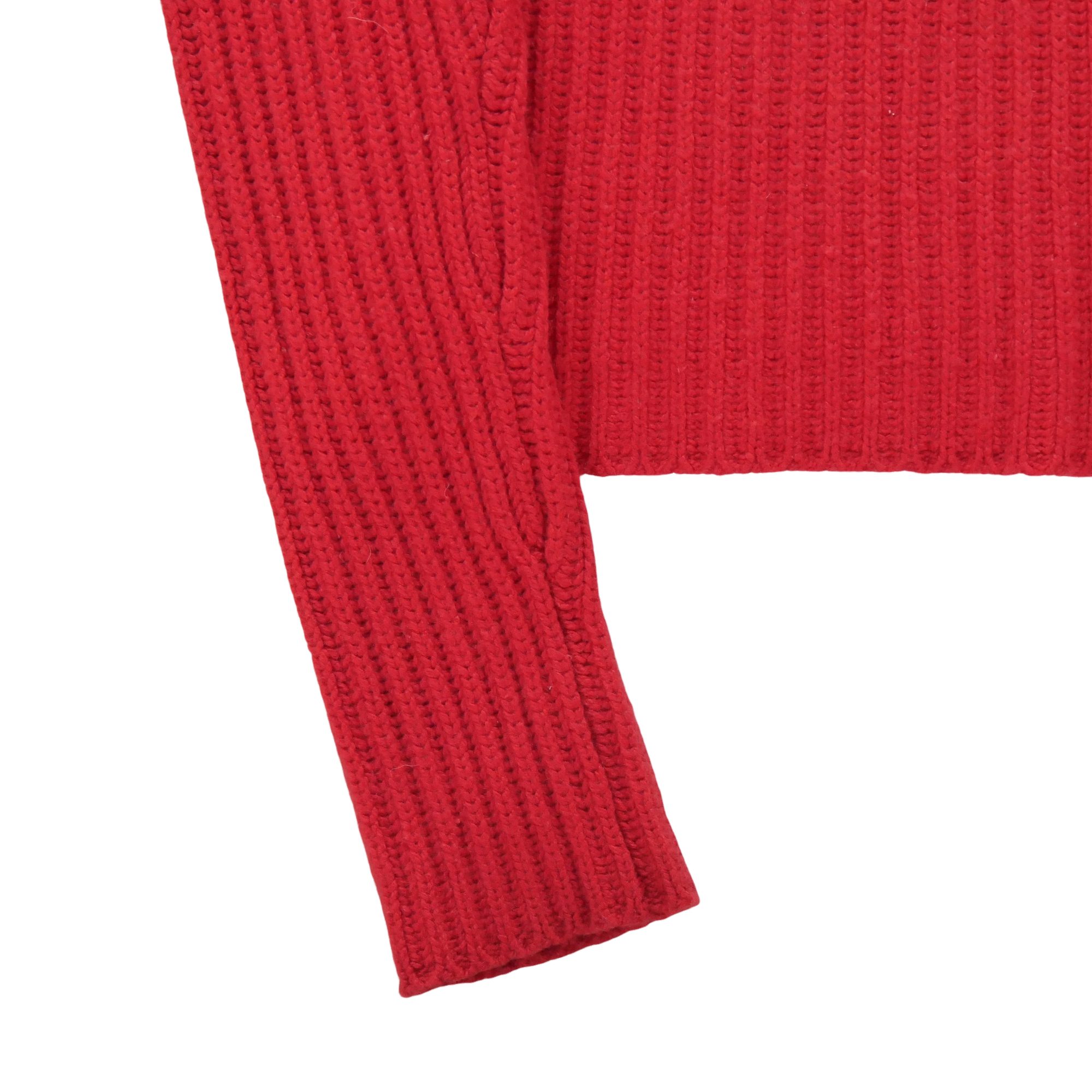 Pull Femme  Col roulé Rouge 4