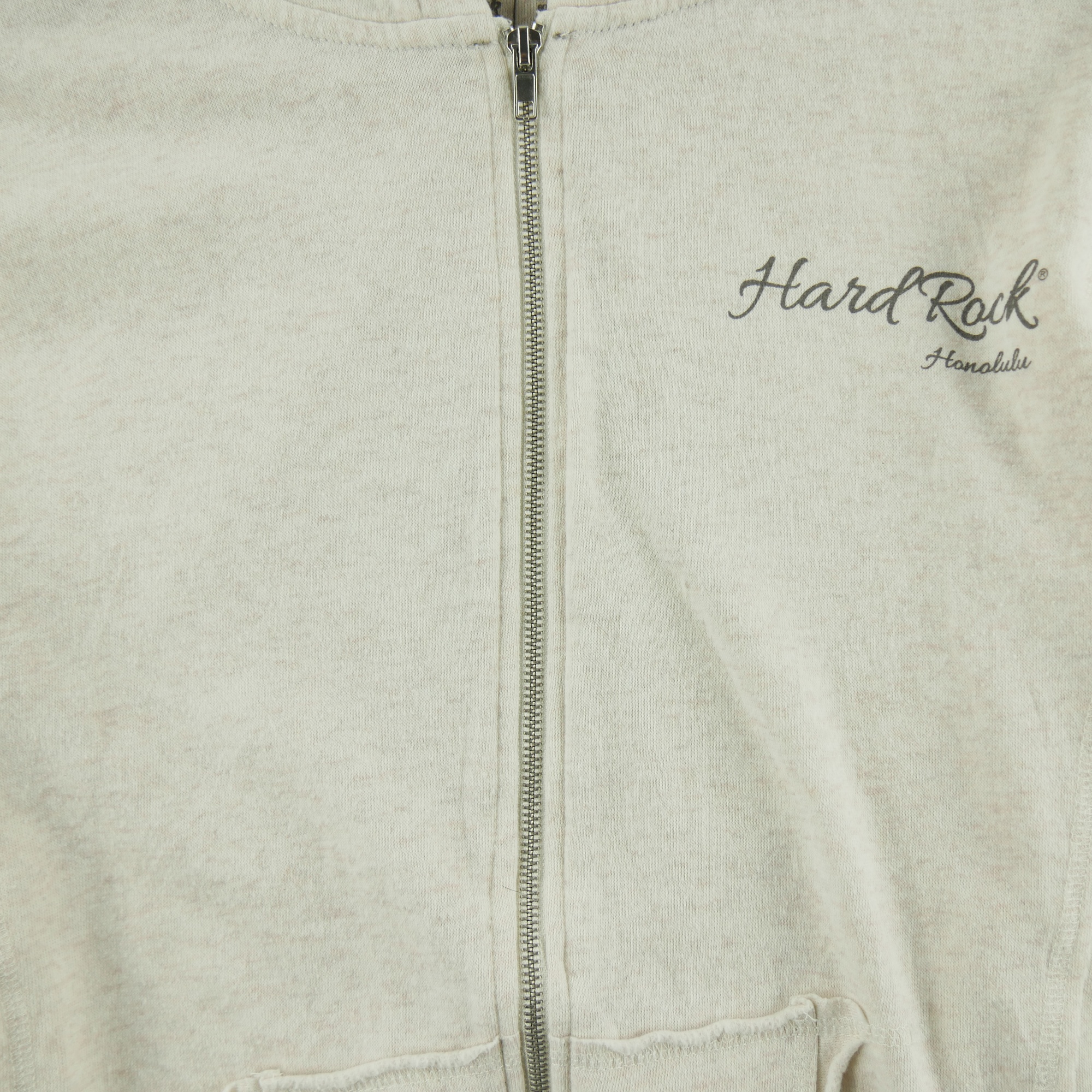 Sweat à capuche Femme  full zip Beige 3