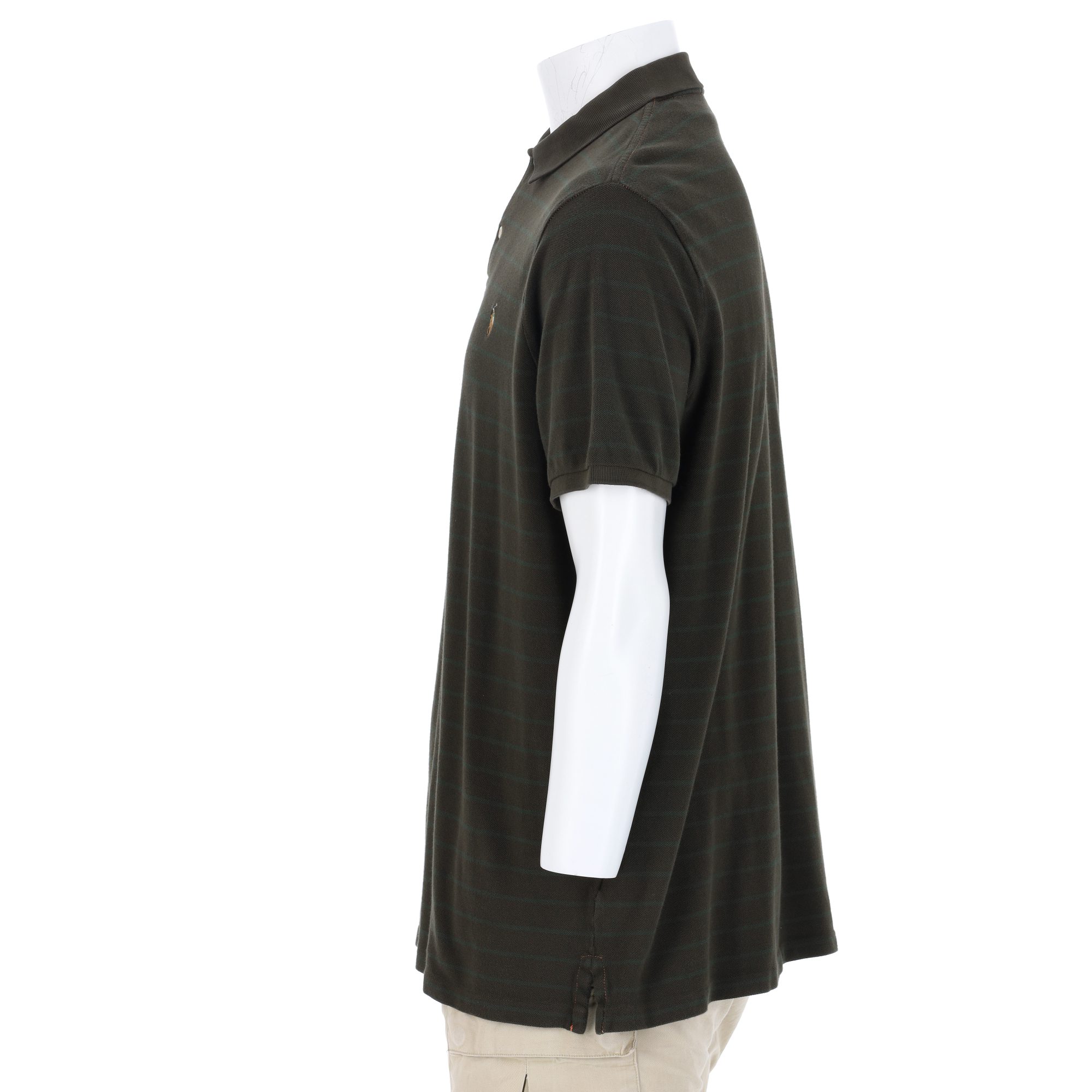 Polo manches courtes Homme  Kaki 3