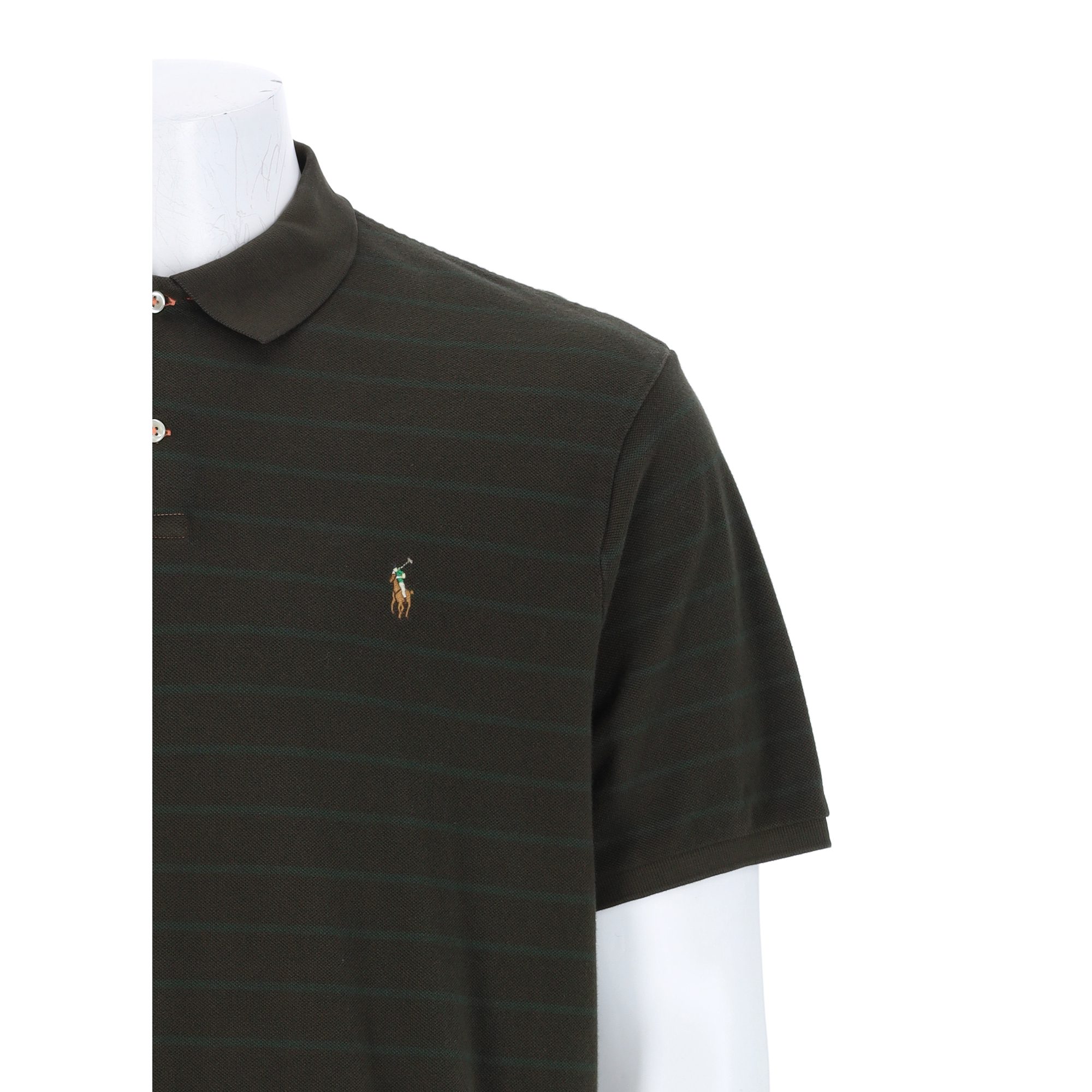 Polo manches courtes Homme  Kaki 6