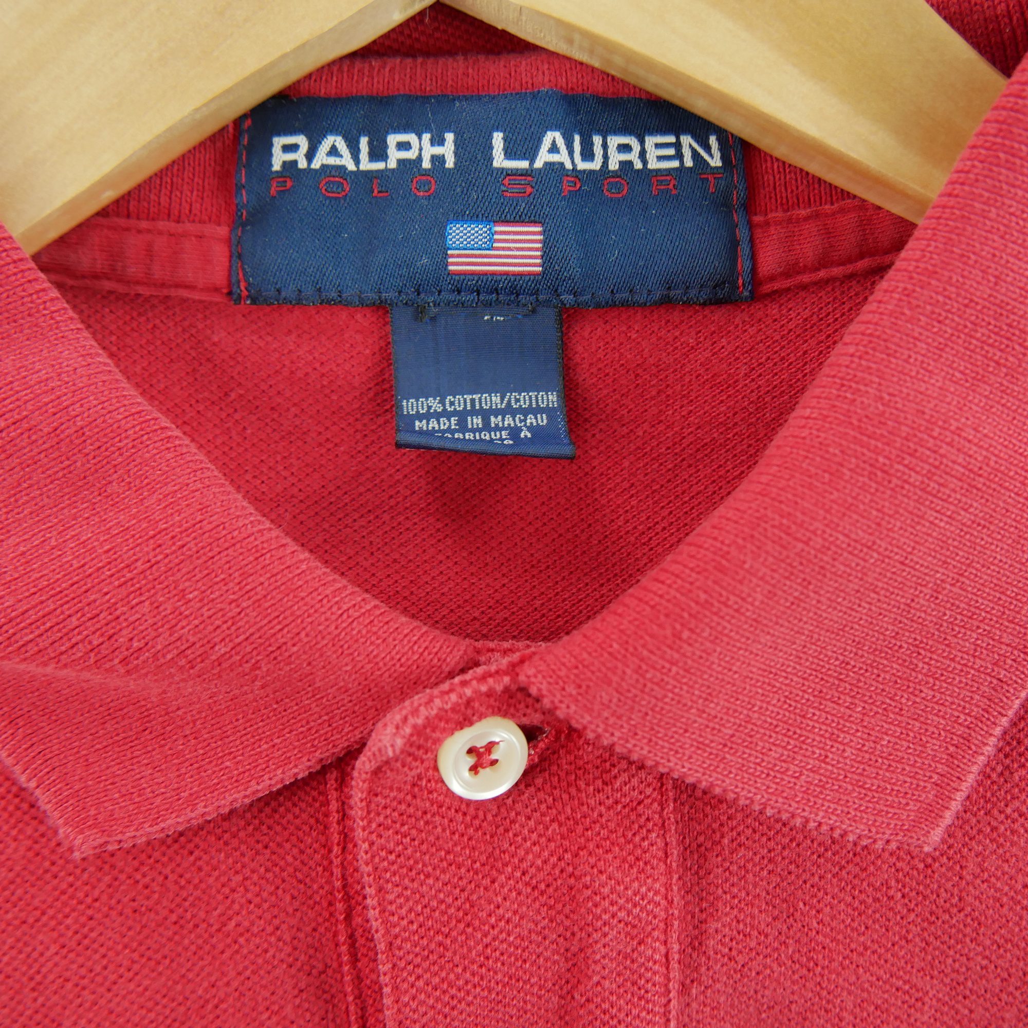 Polo manches courtes Homme  Rouge 9
