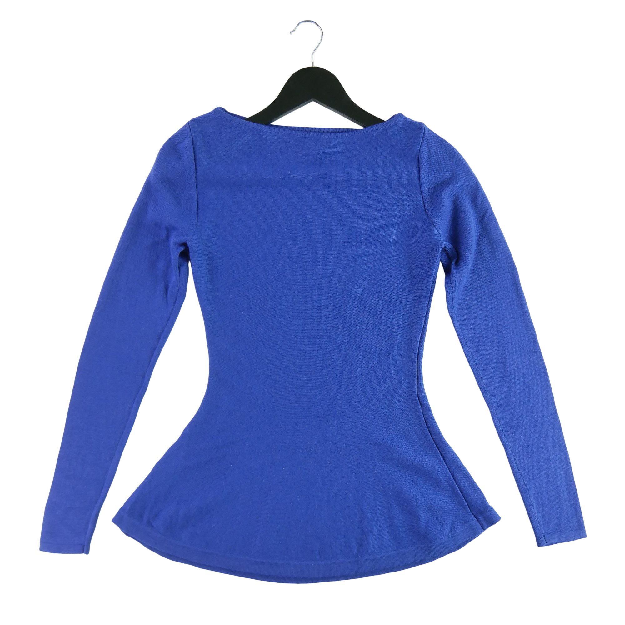 Pull Femme  en laine Bleu 2